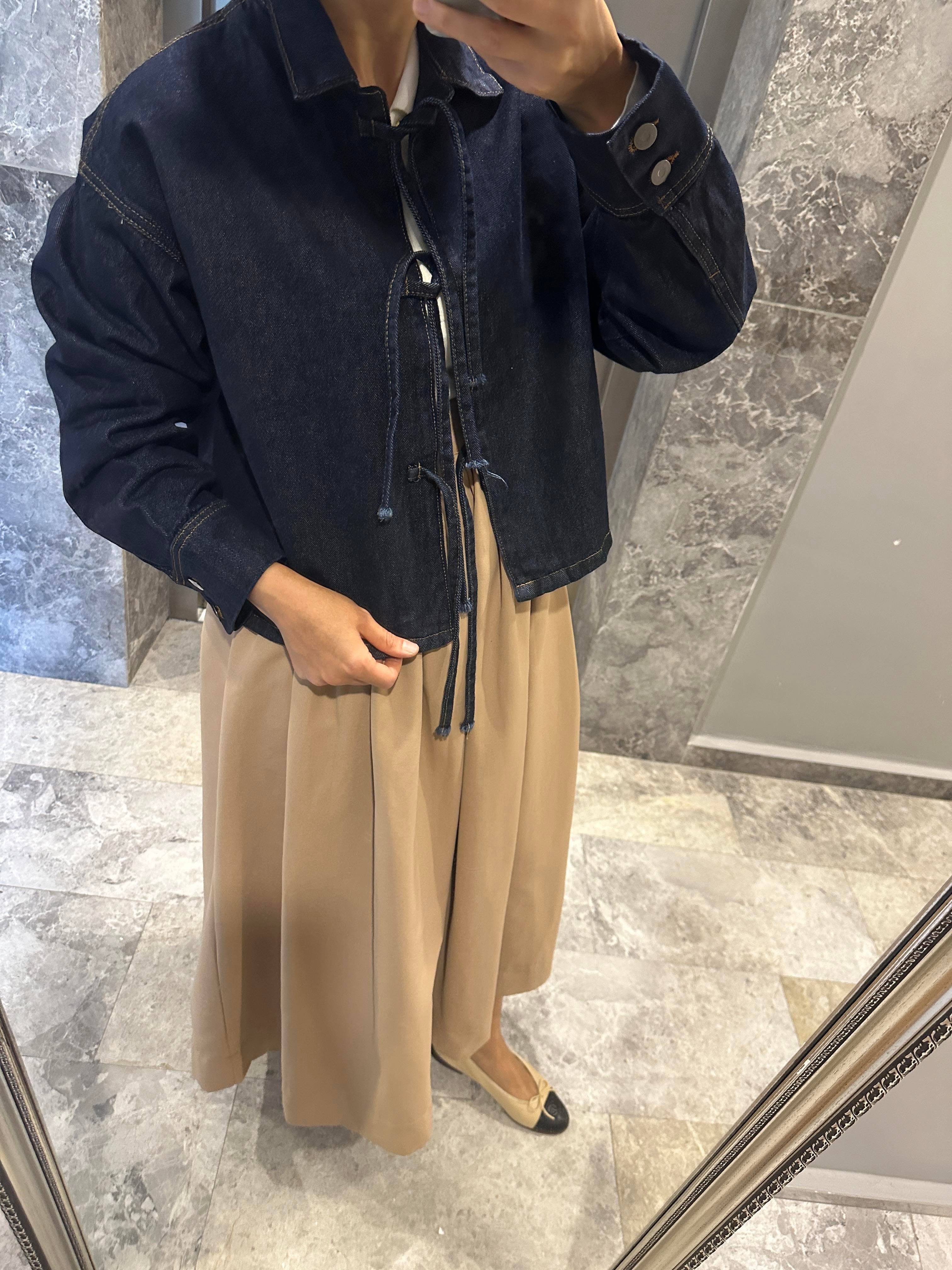 ÜÇLÜ FİYONK KOT CEKET