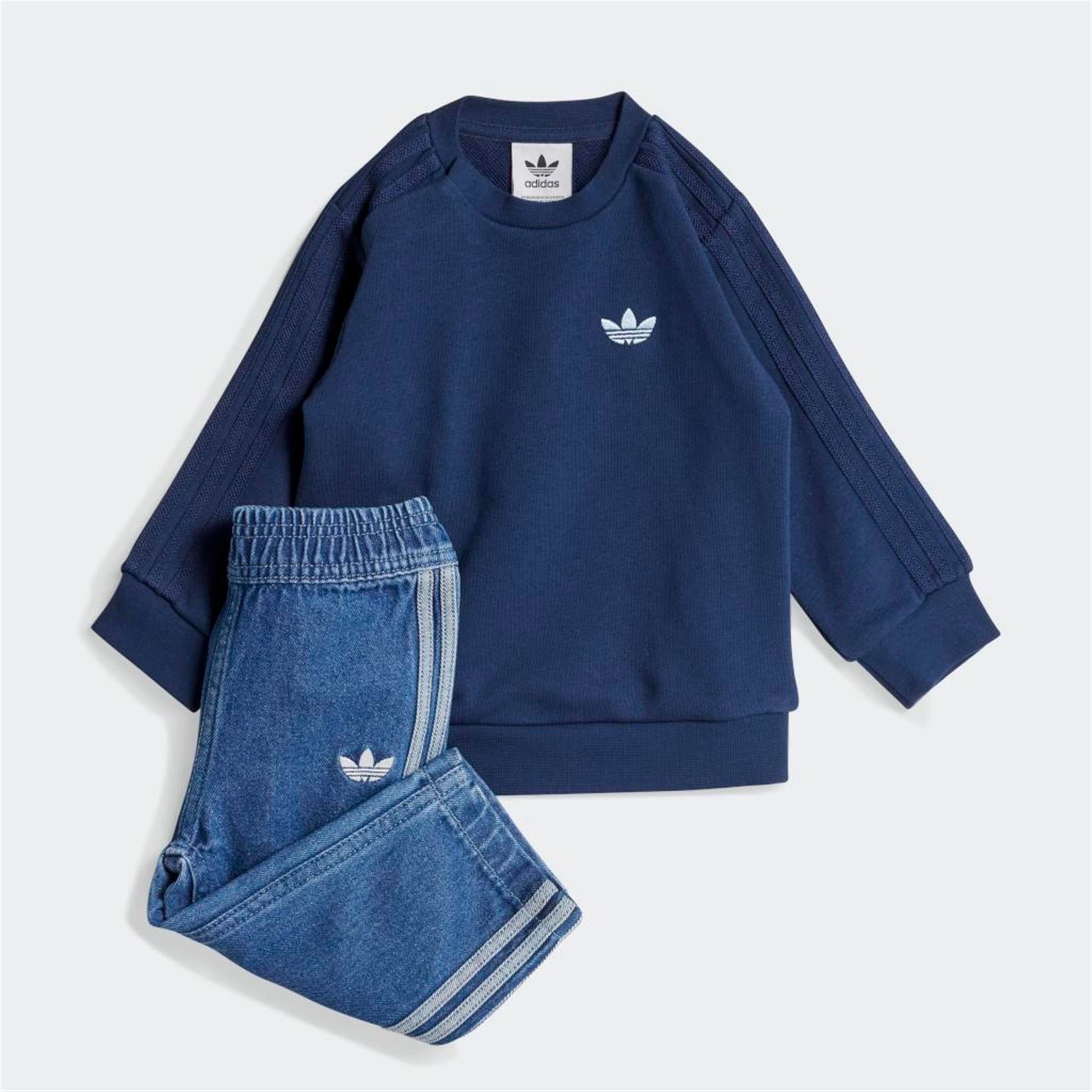 DENIM CREW SET