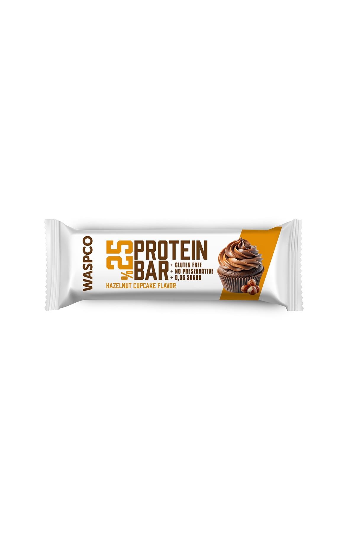 Bitter Çikolata Kaplı Fındıklı Cupcake Aromalı Protein Bar 36g x 12 Adet