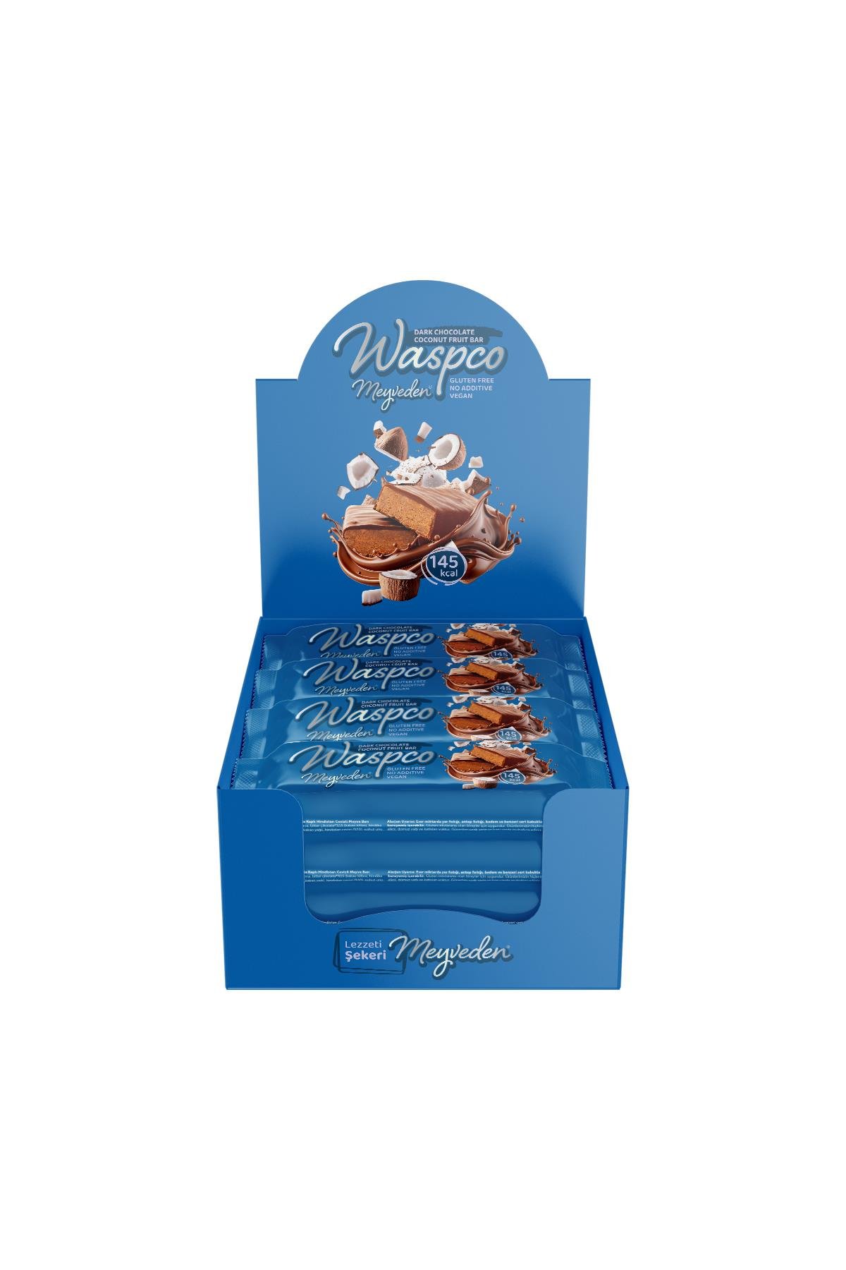 Bitter Çikolata Kaplı Hindistan Cevizli Meyve Bar 35g x 12 Adet