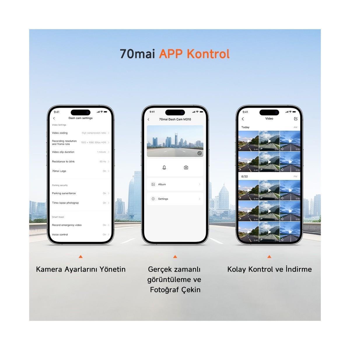 70mai M310 Araç İçi Kamera