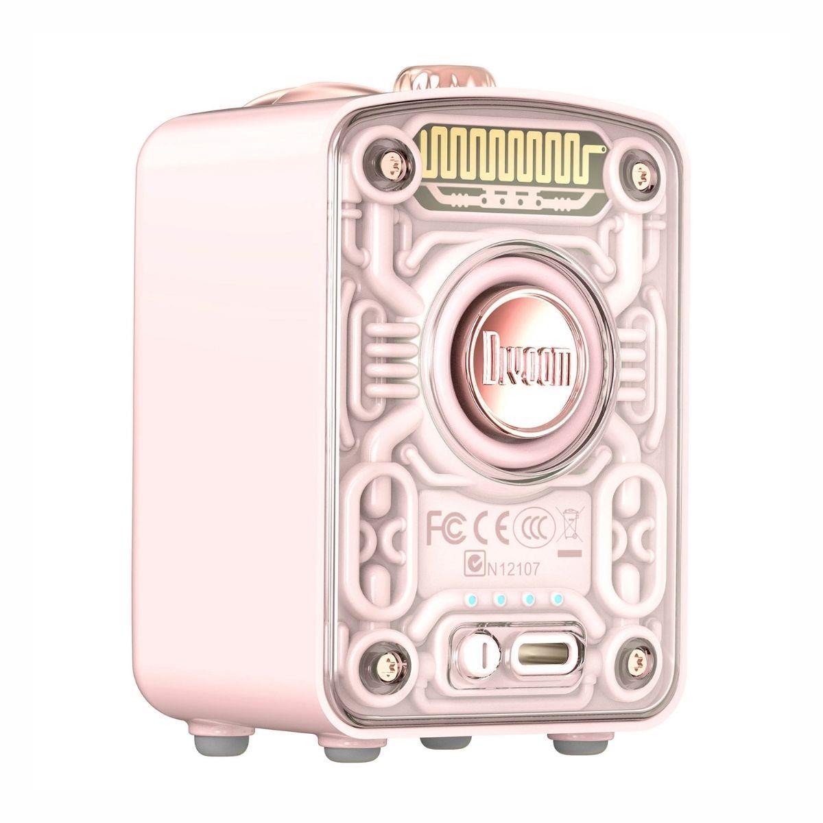 Divoom Fairy-OK Pembe Karaoke Mikrofonlu FM Radyolu Bluetooth Hoparlör