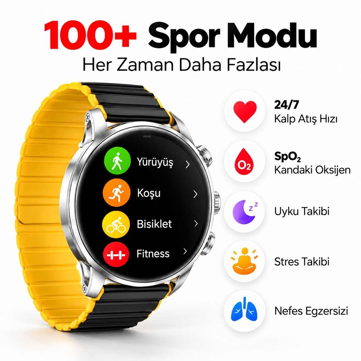 Kieslect Kr2 Stainless Steel Akıllı Saat