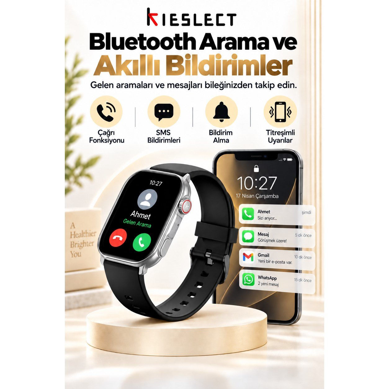 Kieslect Ks Pro Arama Özellikli Akıllı Saat