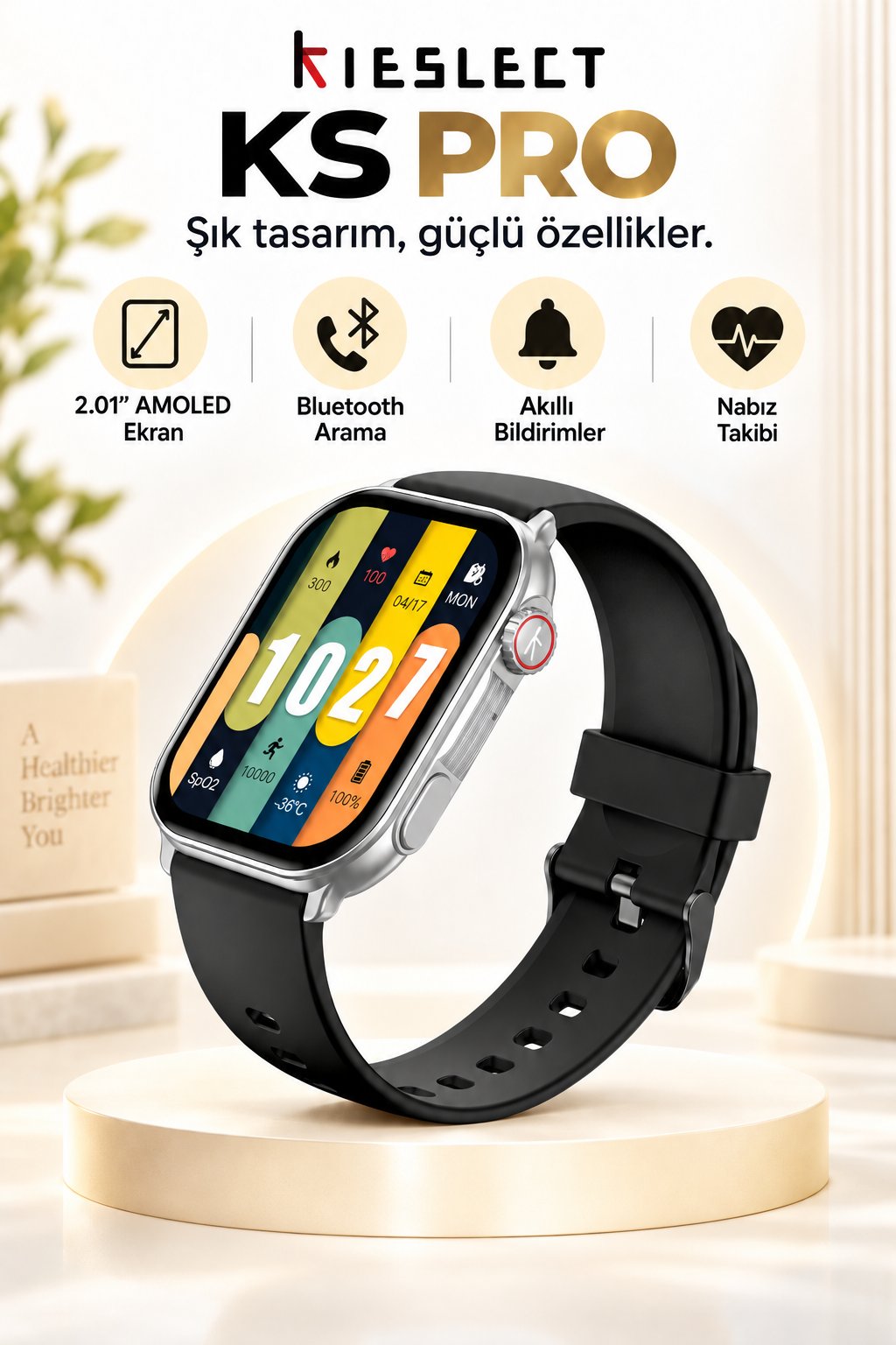 Kieslect Ks Pro Arama Özellikli Akıllı Saat
