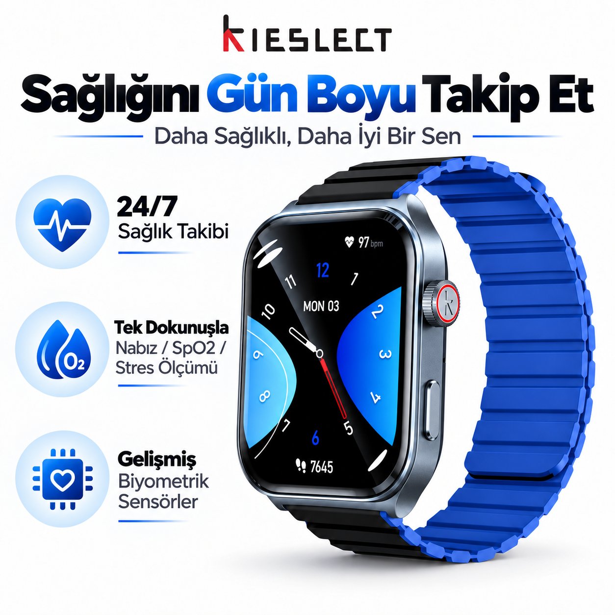 Kieslect Ks2 Midnight Blue Akıllı Saat