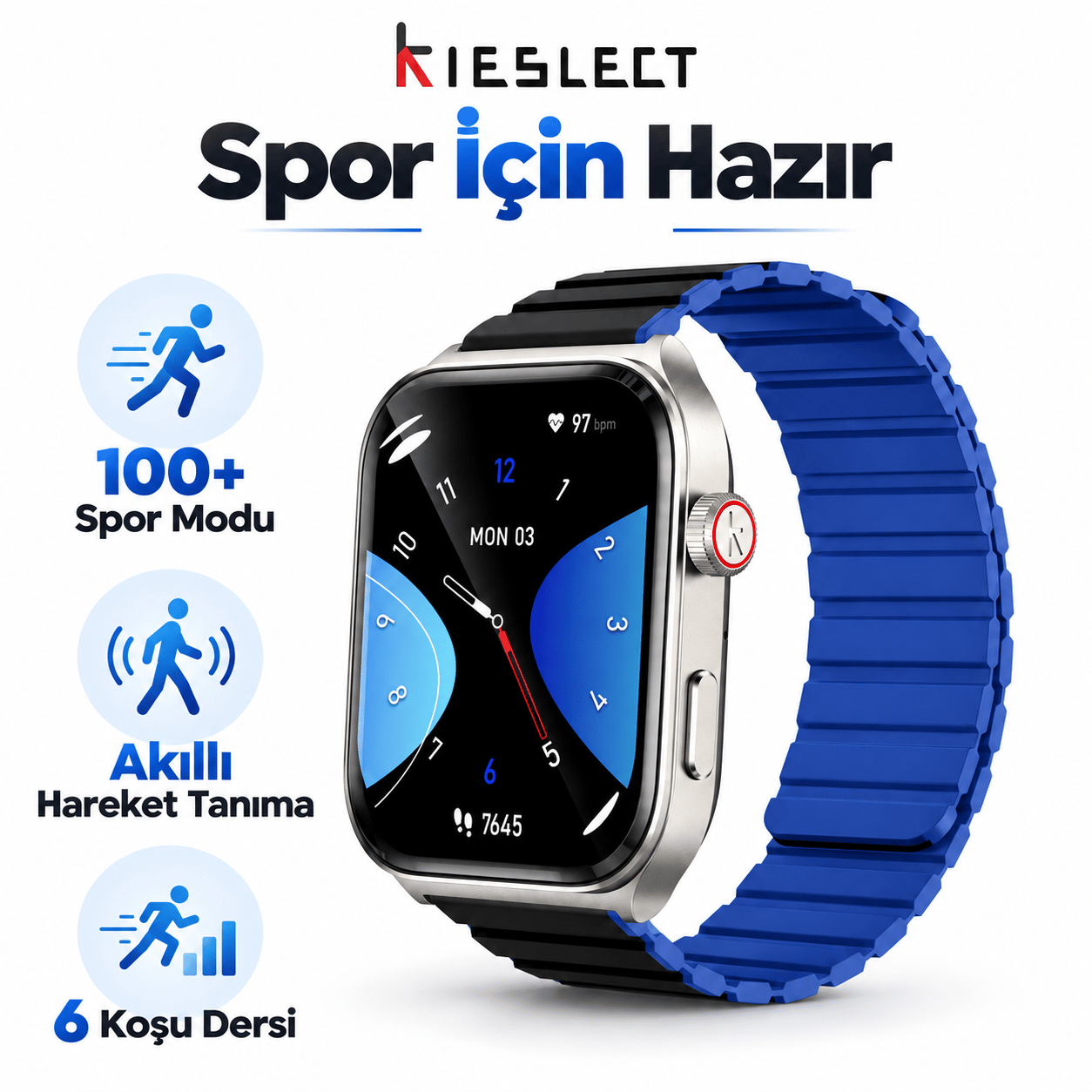 Kieslect Ks2 Space Gray Akıllı Saat