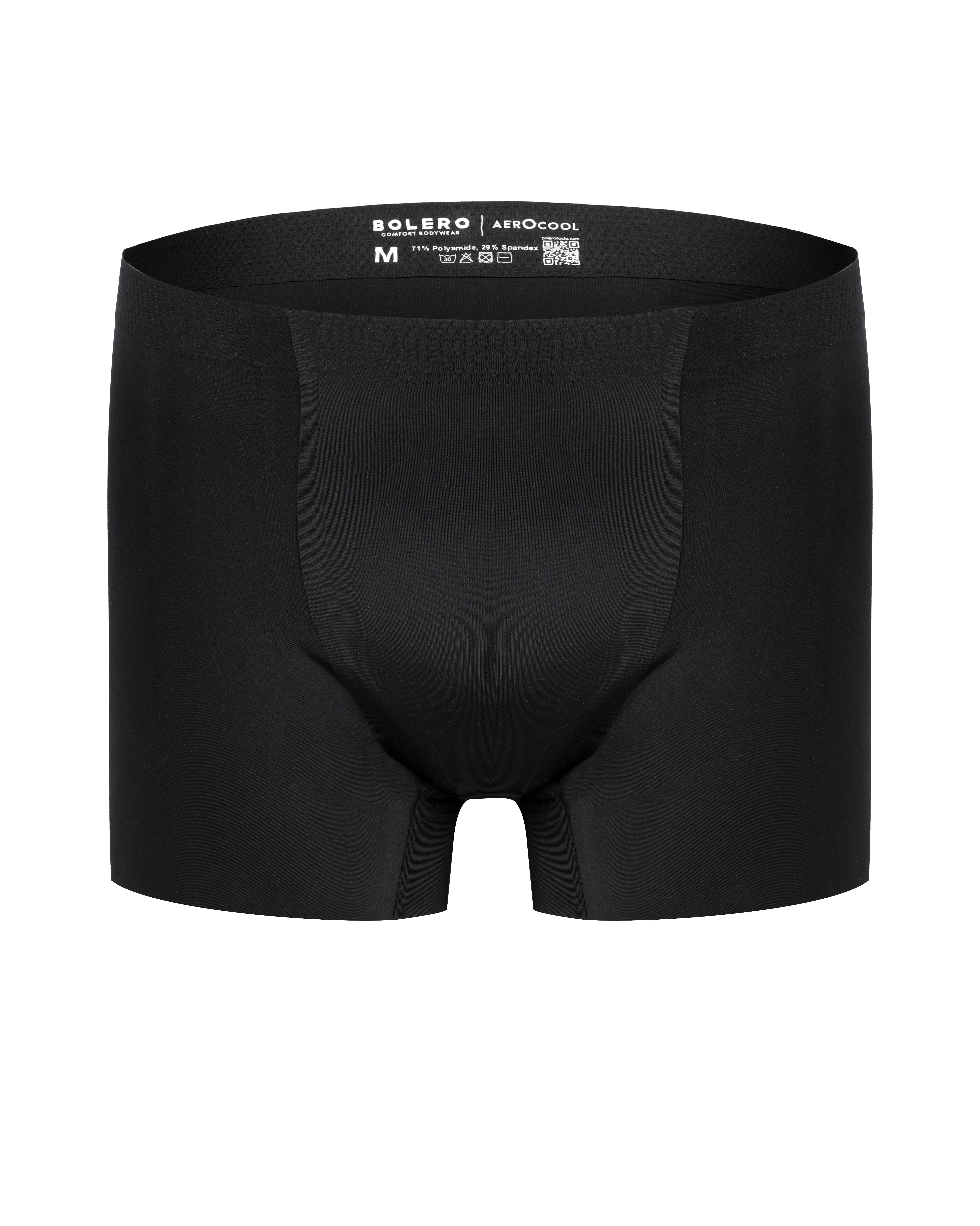 Erkek Dikişsiz Aerocool Boxer Siyah