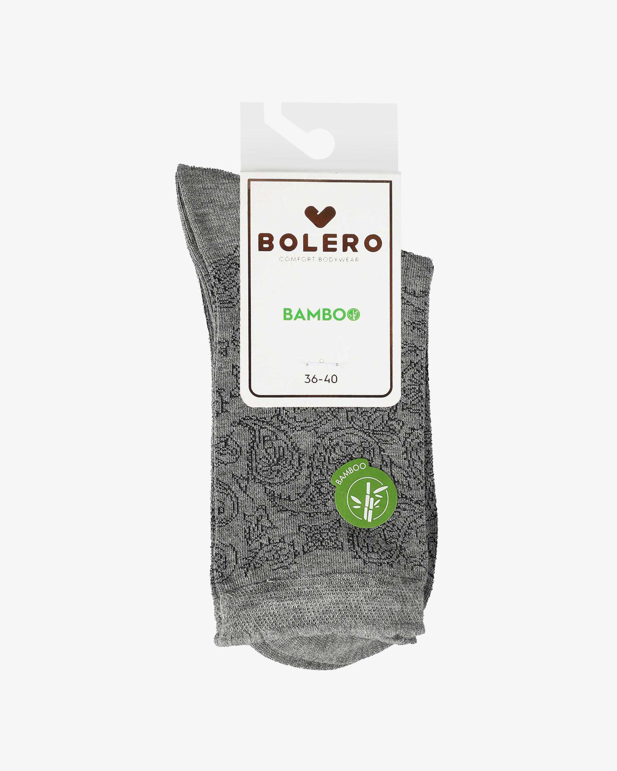 Kadın Premium Dikişsiz 12'li Bambu Çorap Şal Desen