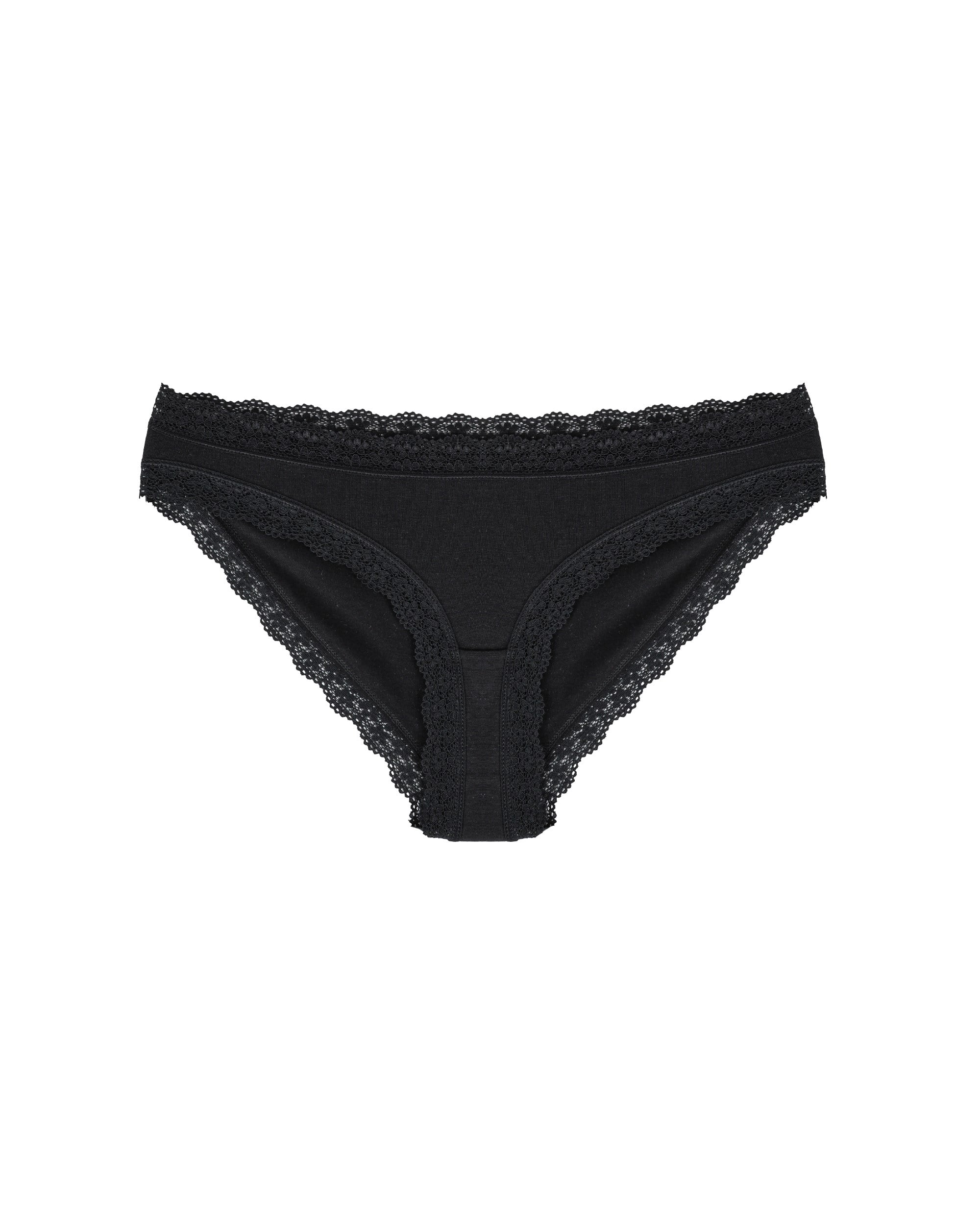 Kadın Premium Lyocel Slip Siyah