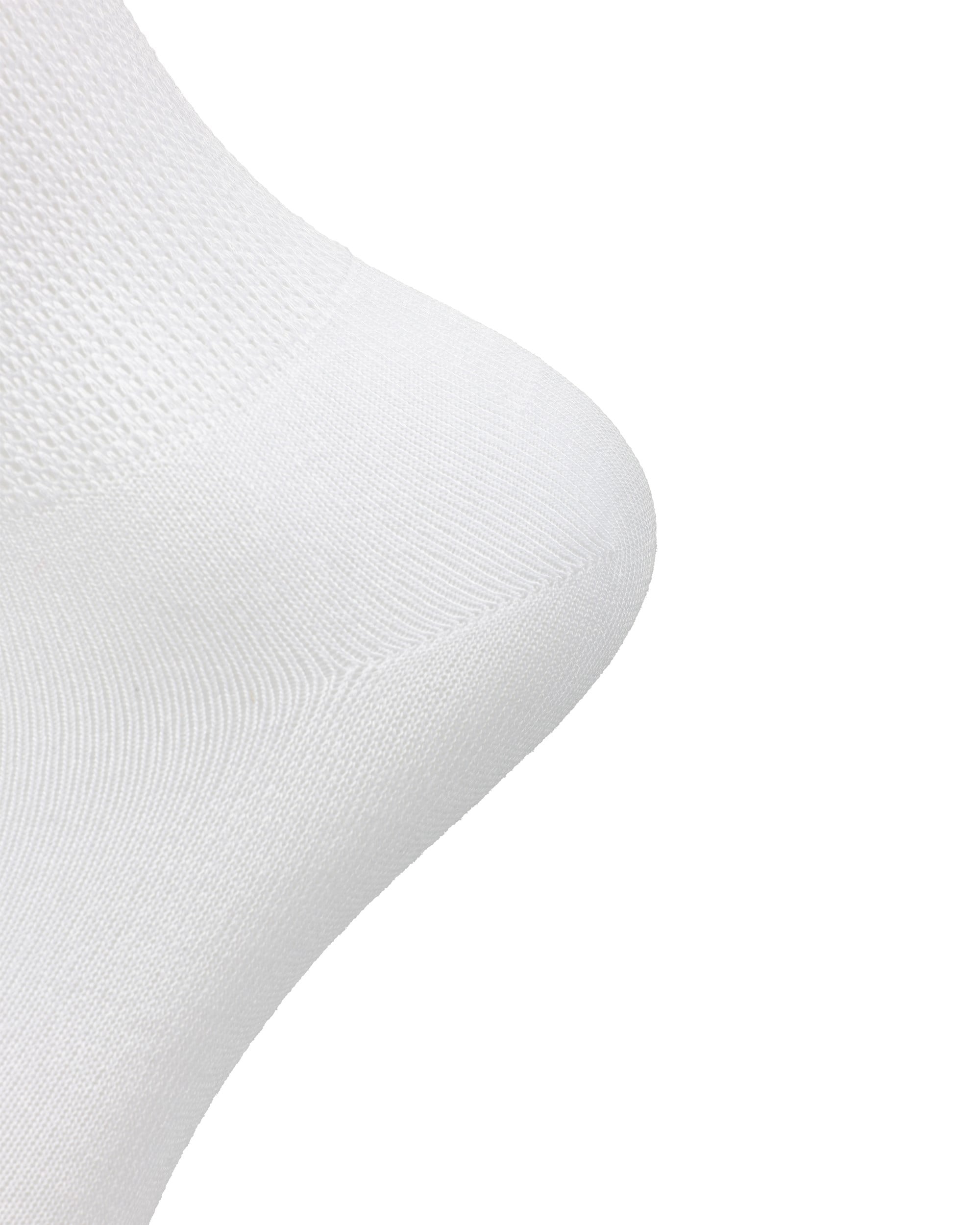 Unisex Bambu Diyabetik Çorap Beyaz