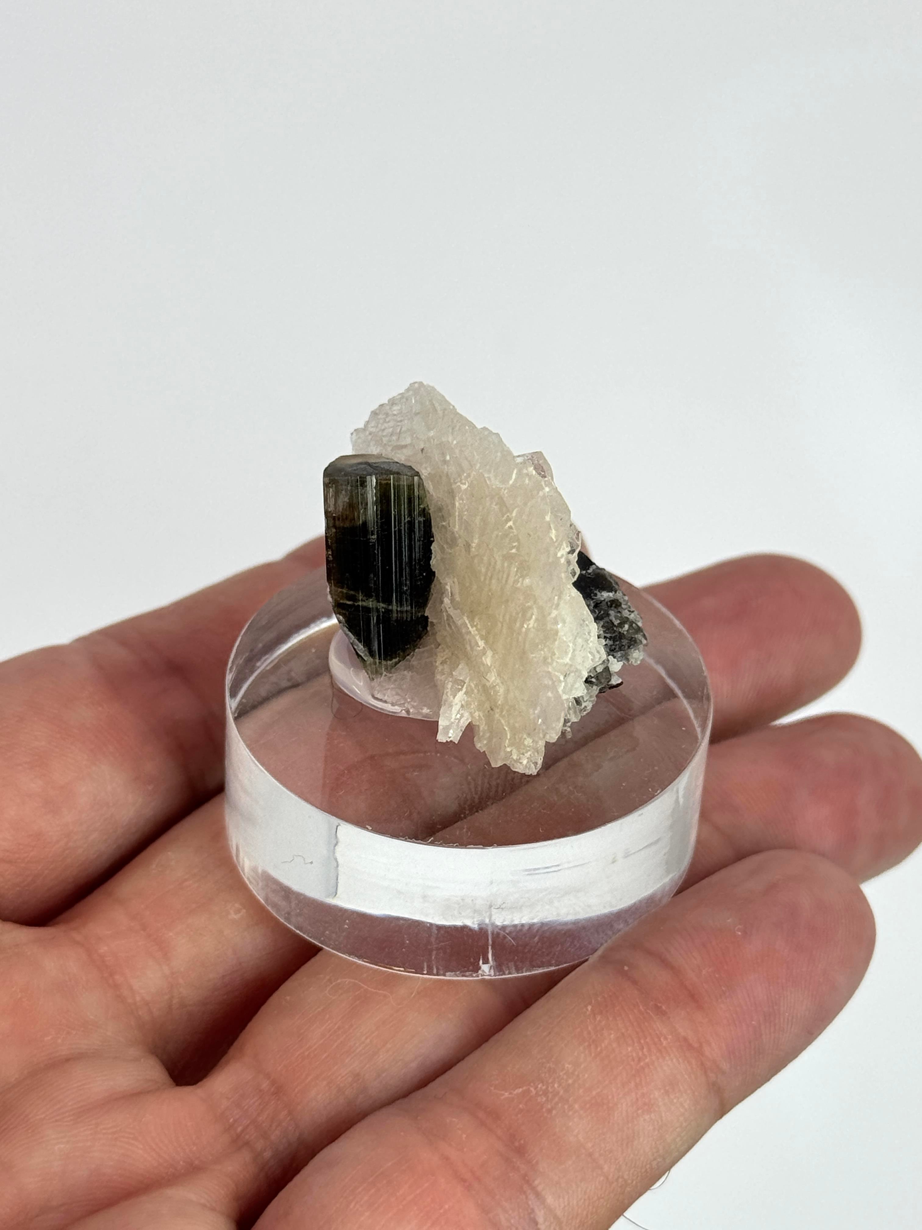 ÇİFT RENK TURMALİN & KLEVLANDİT 9,7 GR.