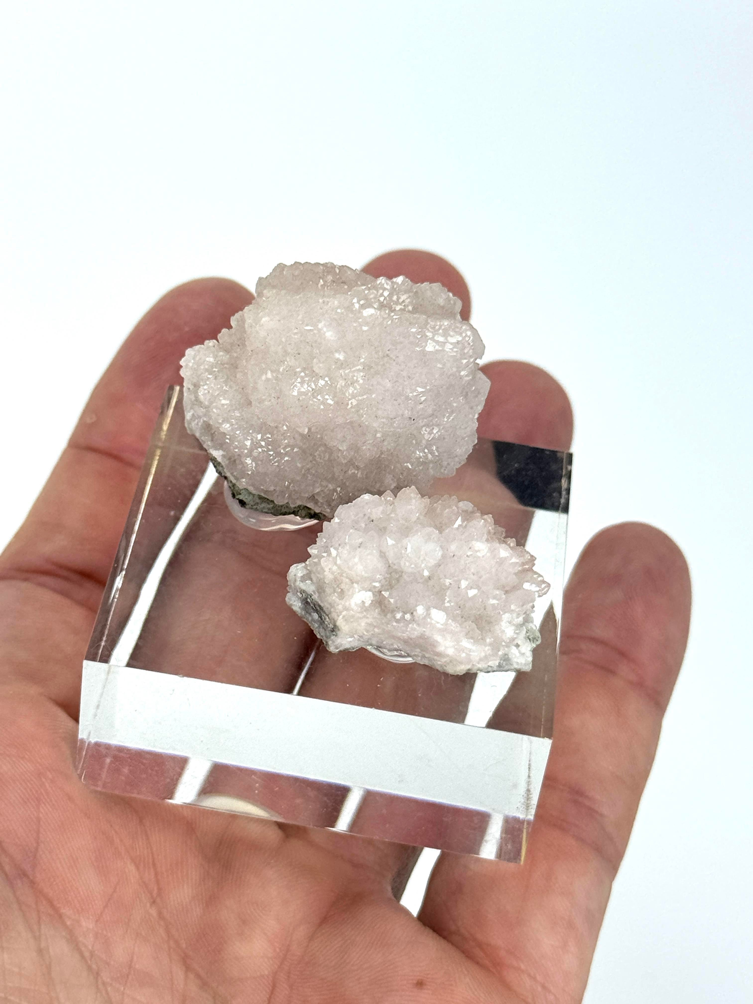 İKİZ PEMBE GÜL KUVARS 33,5 GR.