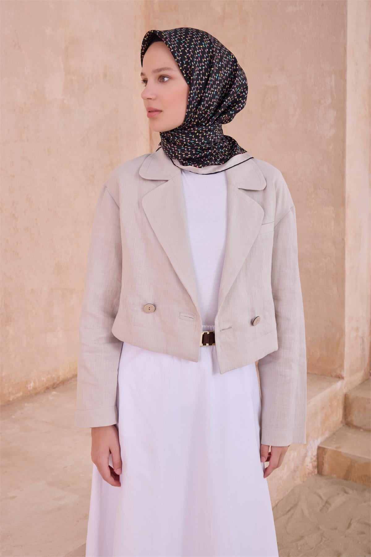 {URUNSEO_TITLE} | BELLI | BELLİ İPEK EŞARP | BELLİ ÇIÇEK DESENI İPEK EŞARP 4128D TWILL - 86
