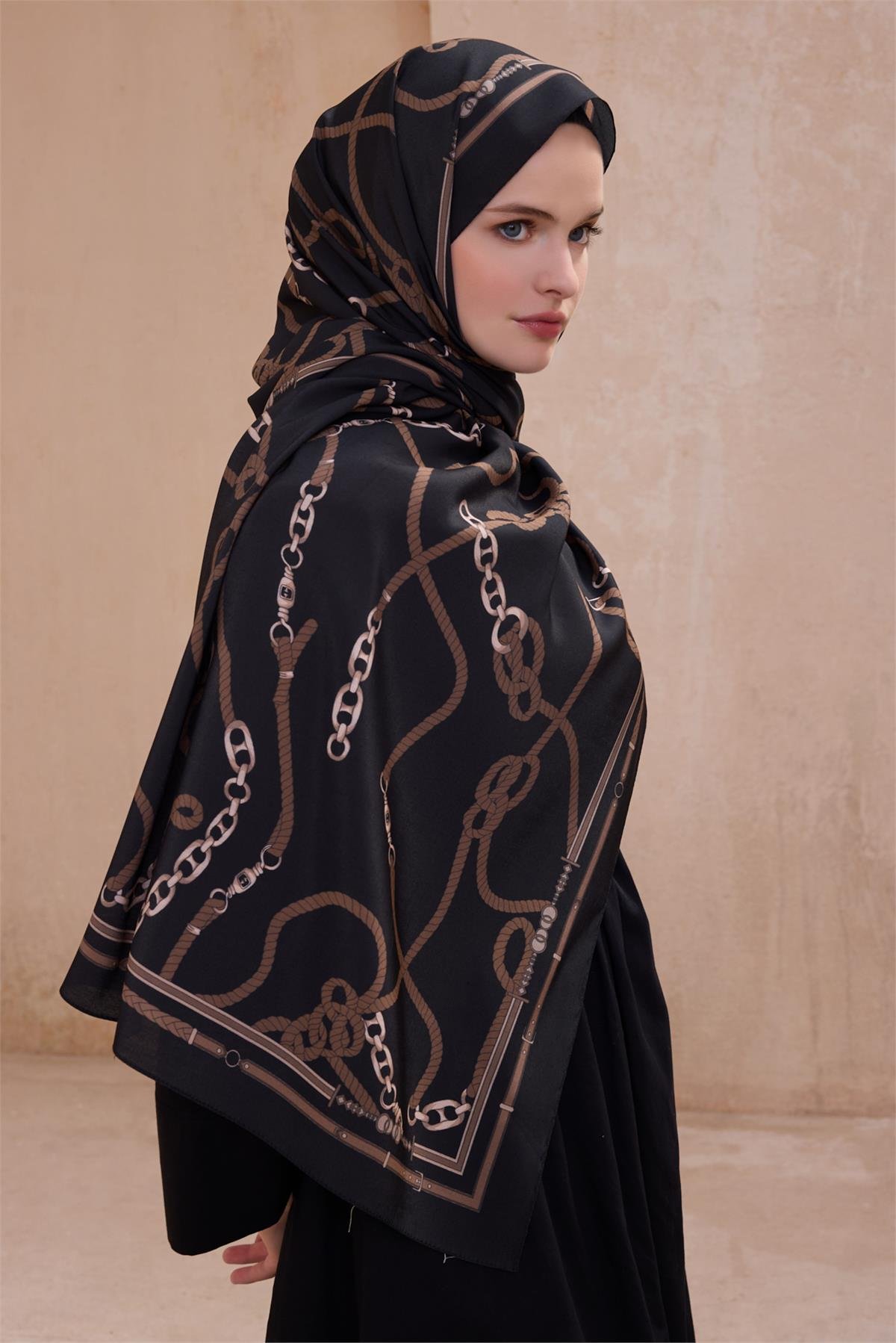 {URUNSEO_TITLE} | BELLI | Modal Şal | BELLİ FRESH MODAL SİYAH ŞAL 5