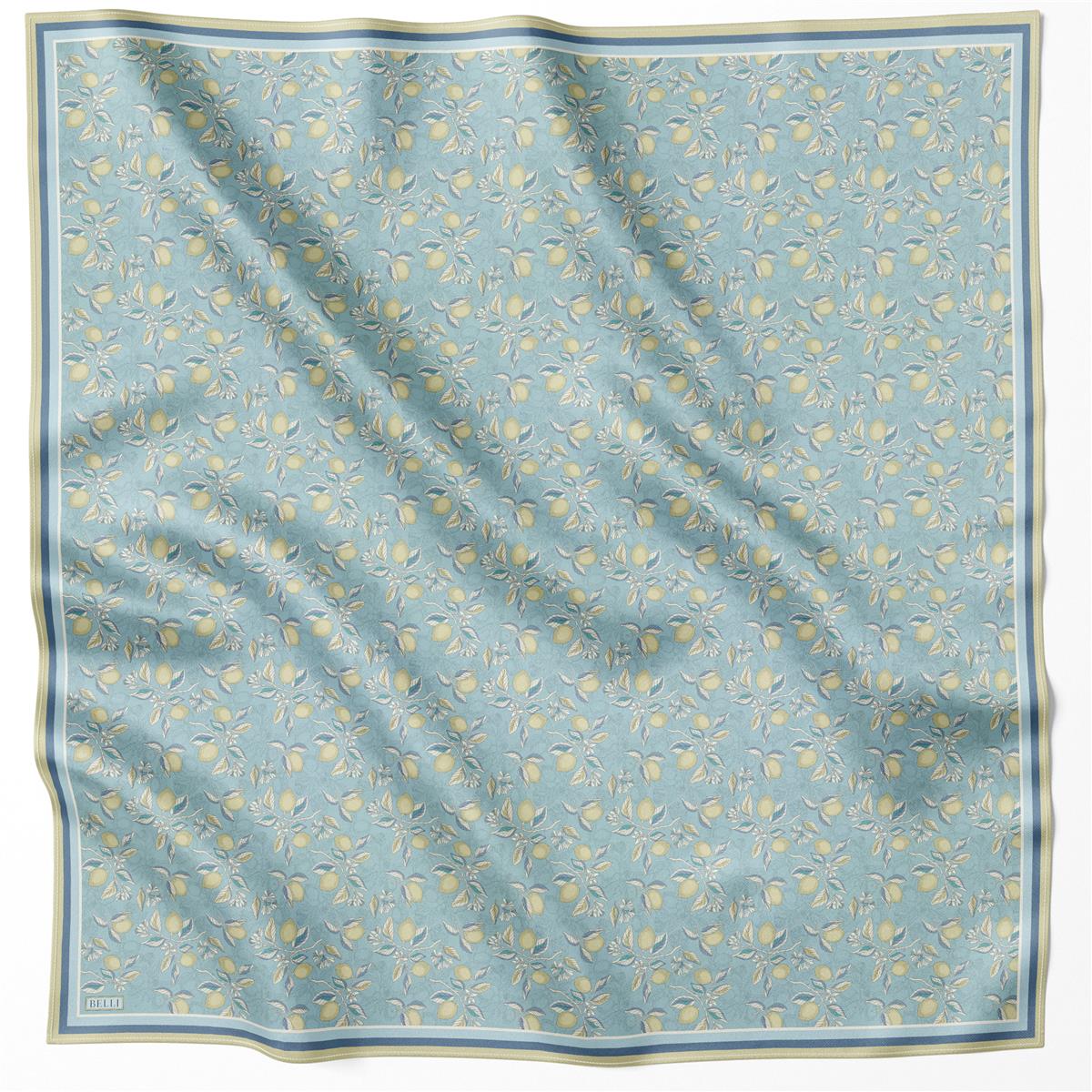 {URUNSEO_TITLE} | BELLI | BELLİ İPEK EŞARP | BELLİ LİMON İPEK EŞARP 4212D (TWILL) MAVİ - 34