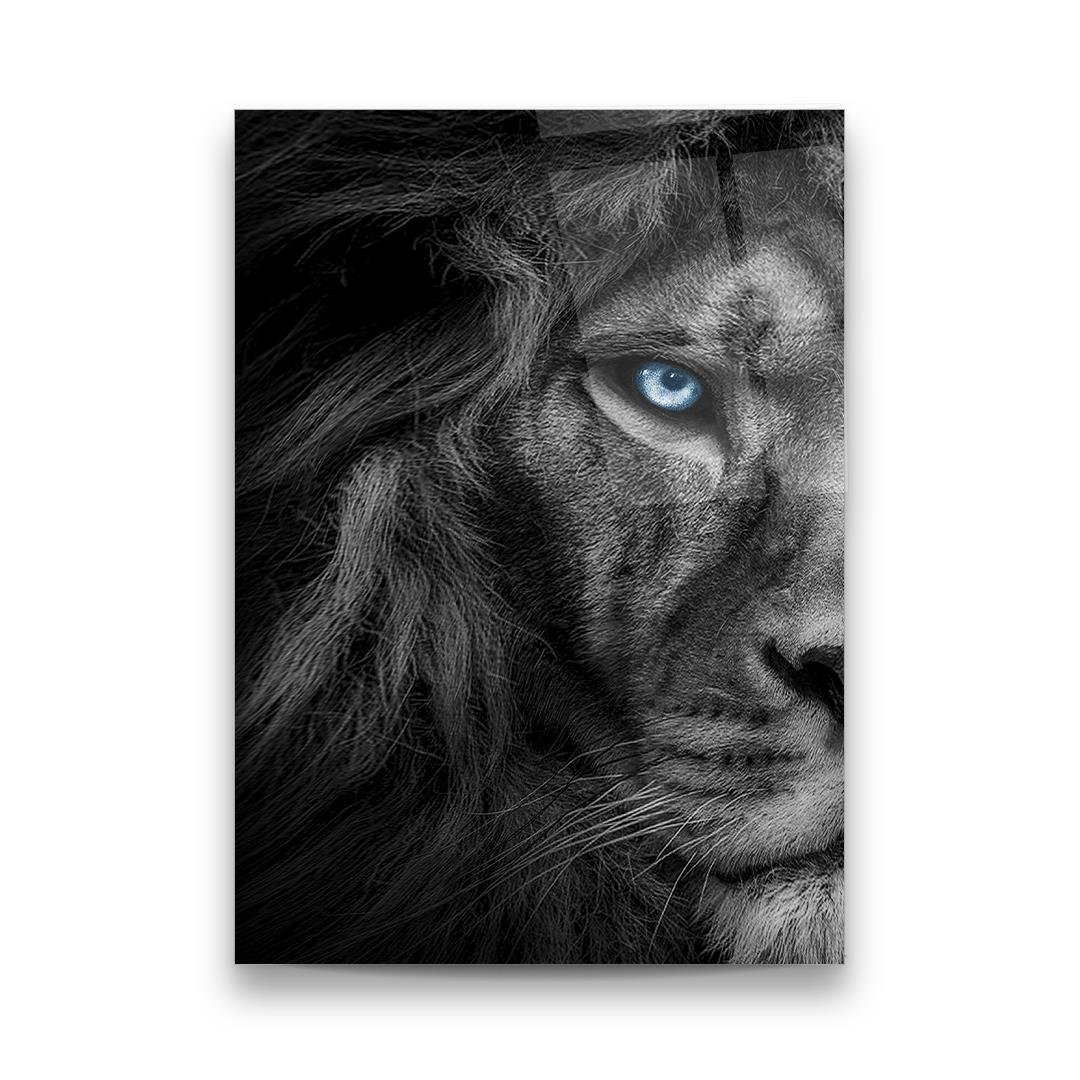 Aslan Dikey Cam Tablo