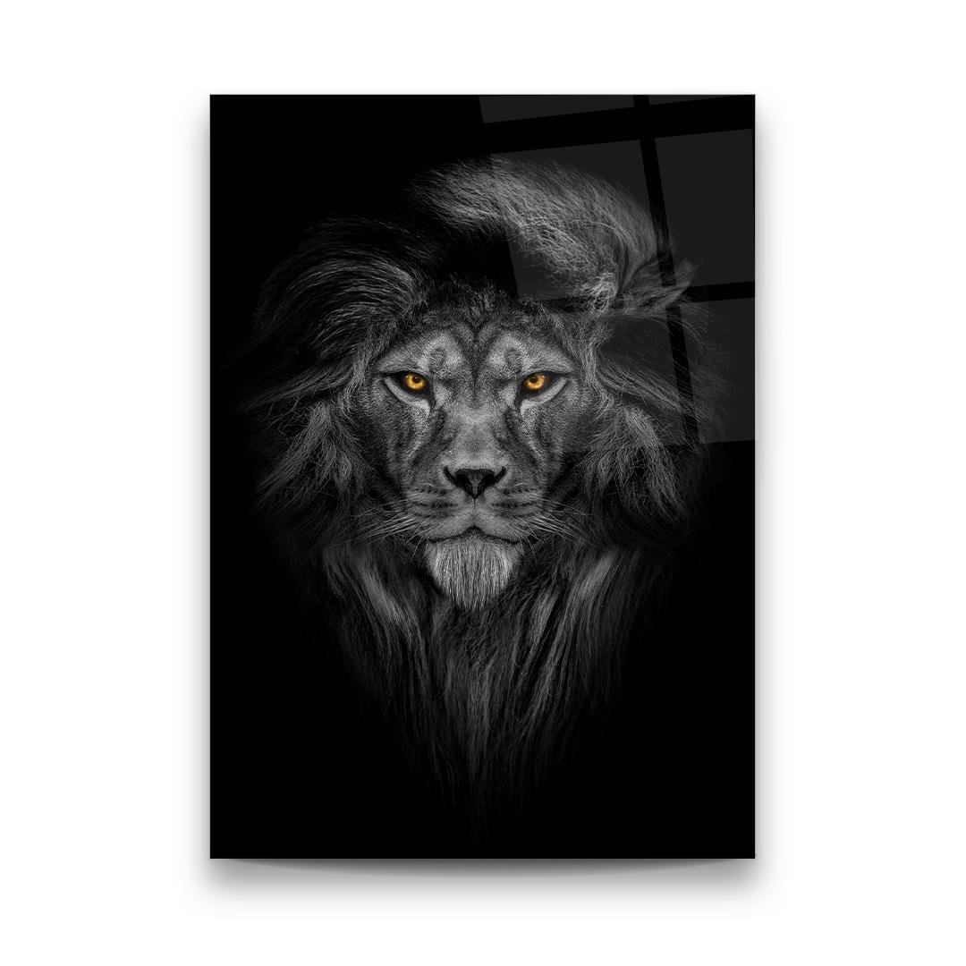 Aslan Dikey Cam Tablo