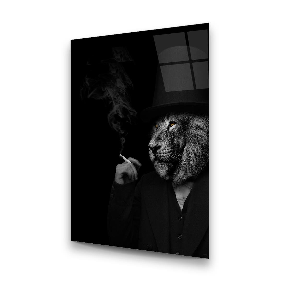Aslan Dikey Cam Tablo