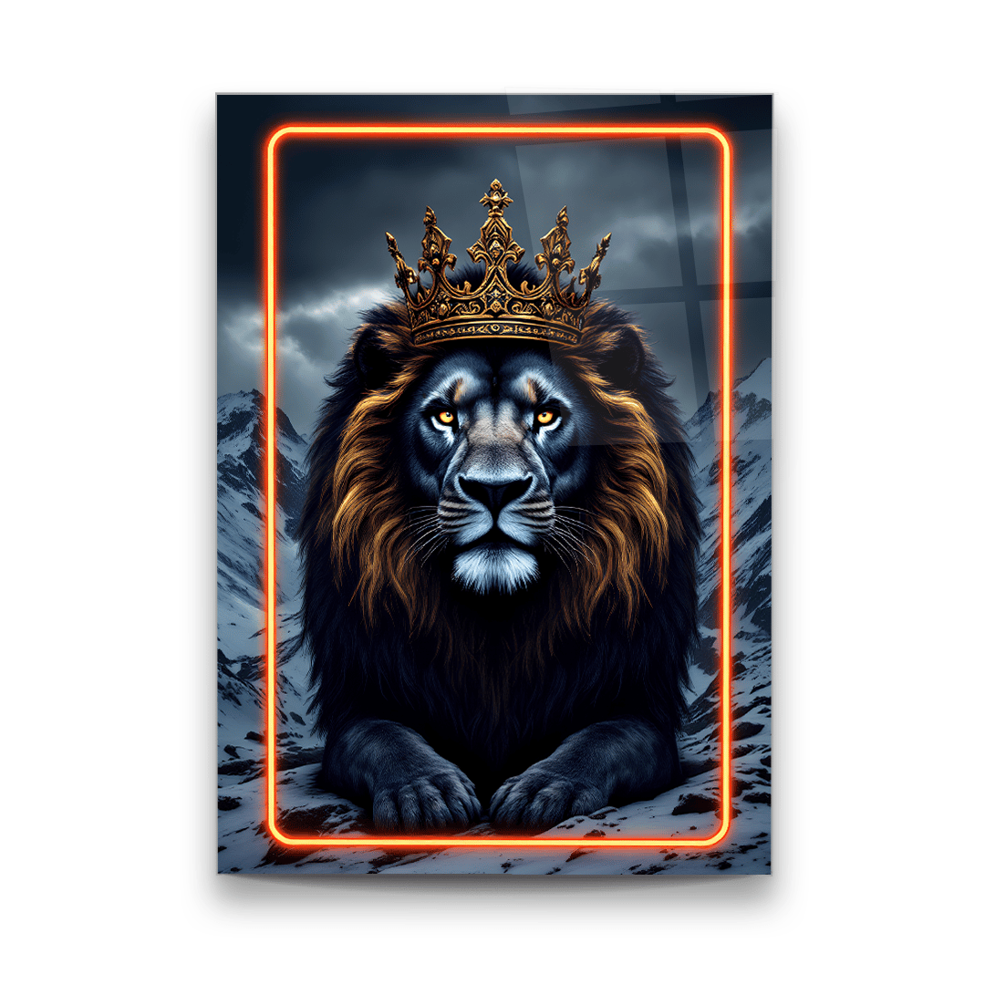 Aslan Dikey Cam Tablo