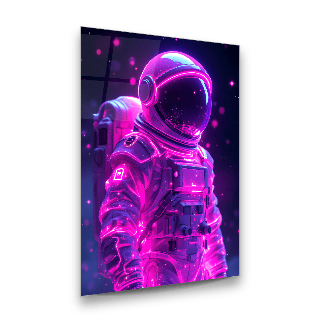 Astronot Dikey Cam Tablo