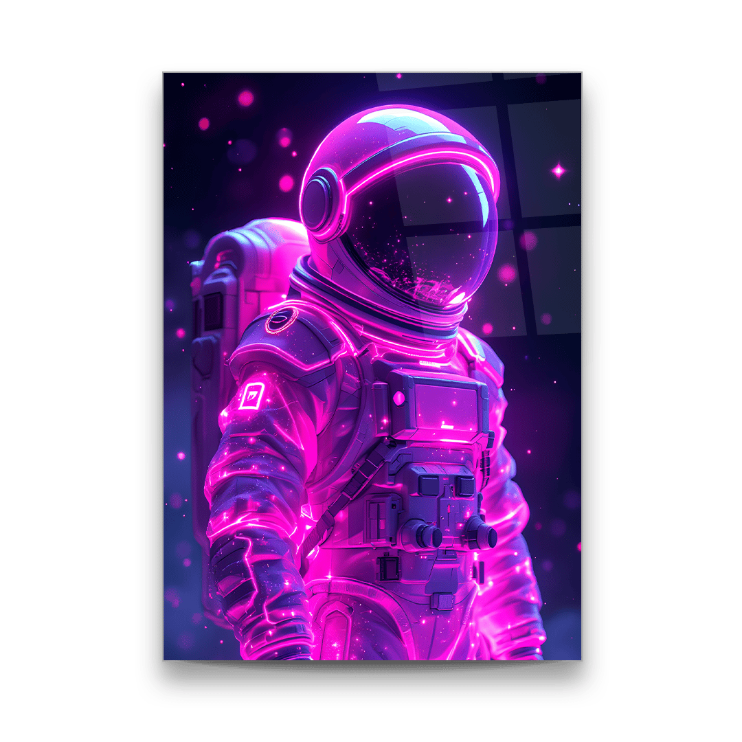 Astronot Dikey Cam Tablo