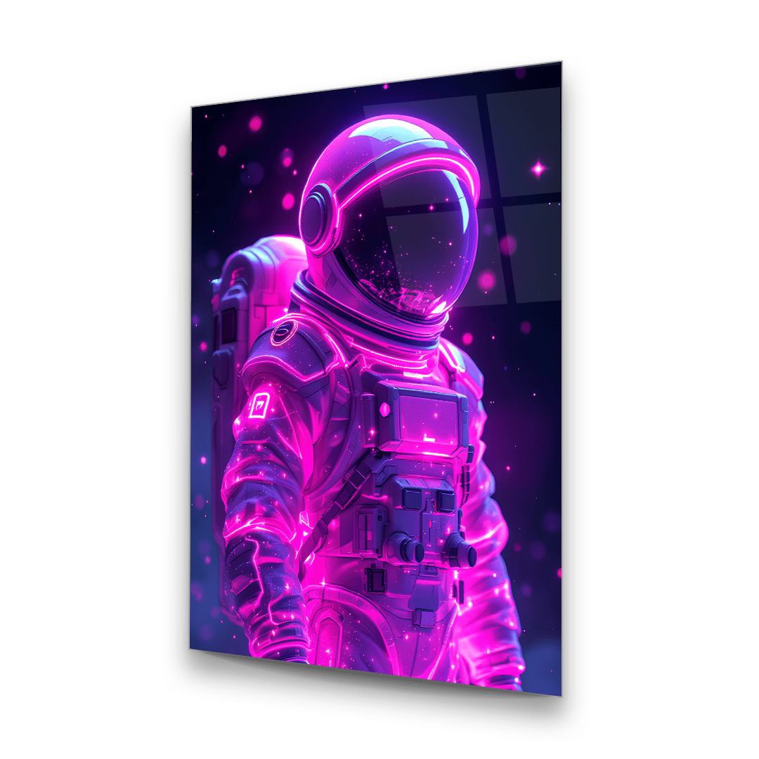 Astronot Dikey Cam Tablo