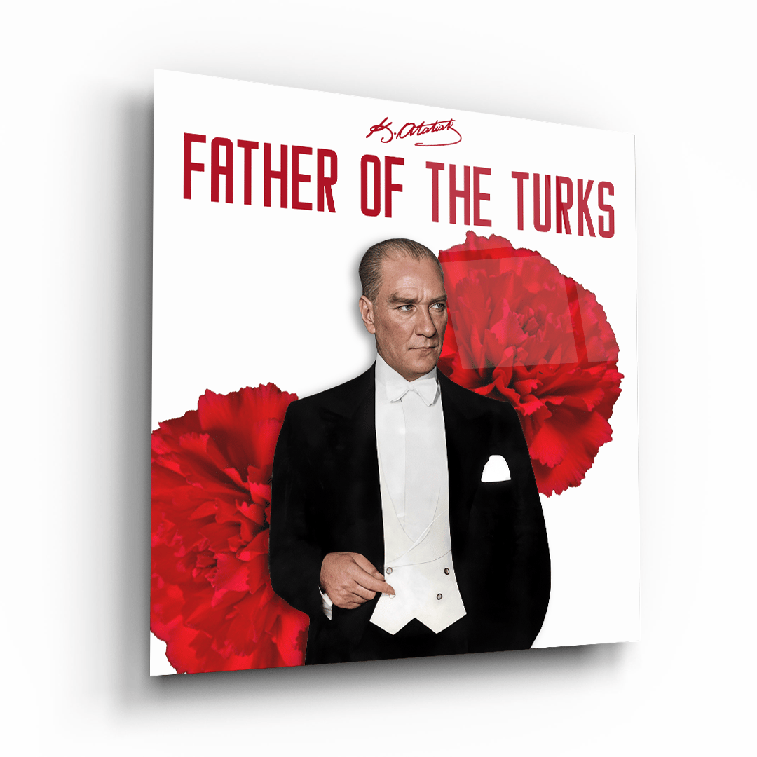Atatürk 4 Kare Cam Tablo