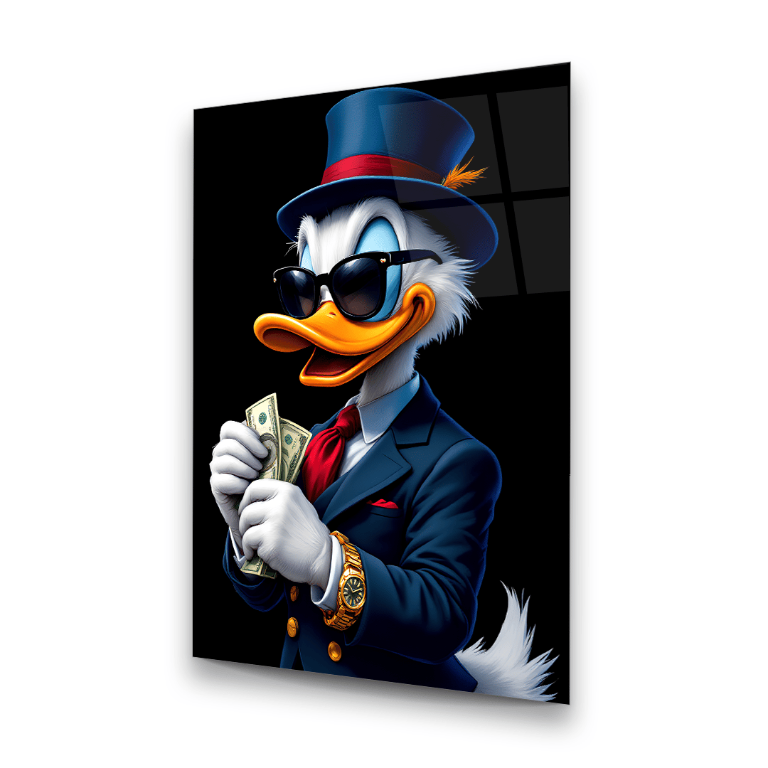 Donald Duck Dikey Cam Tablo