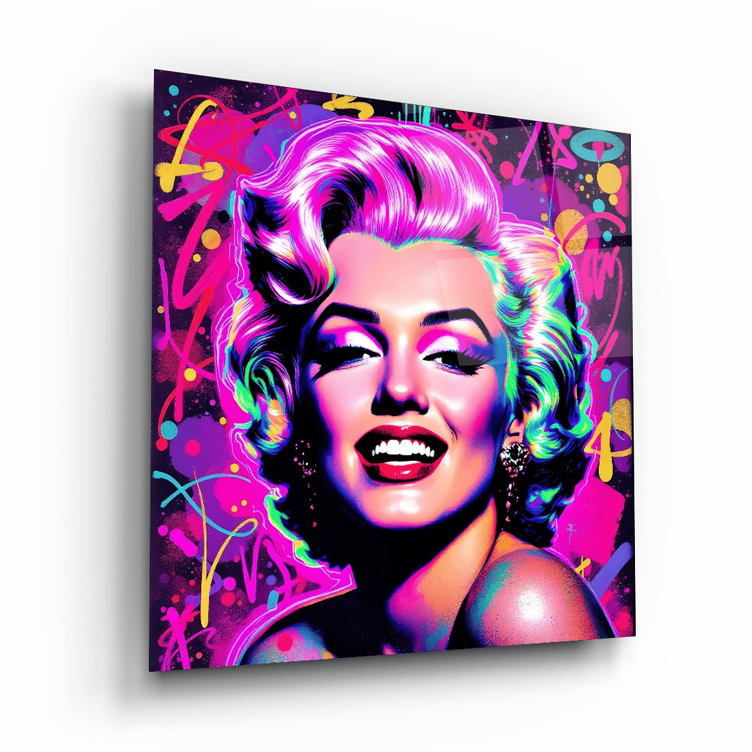 Marilyn Monroe 2 Kare Cam Tablo