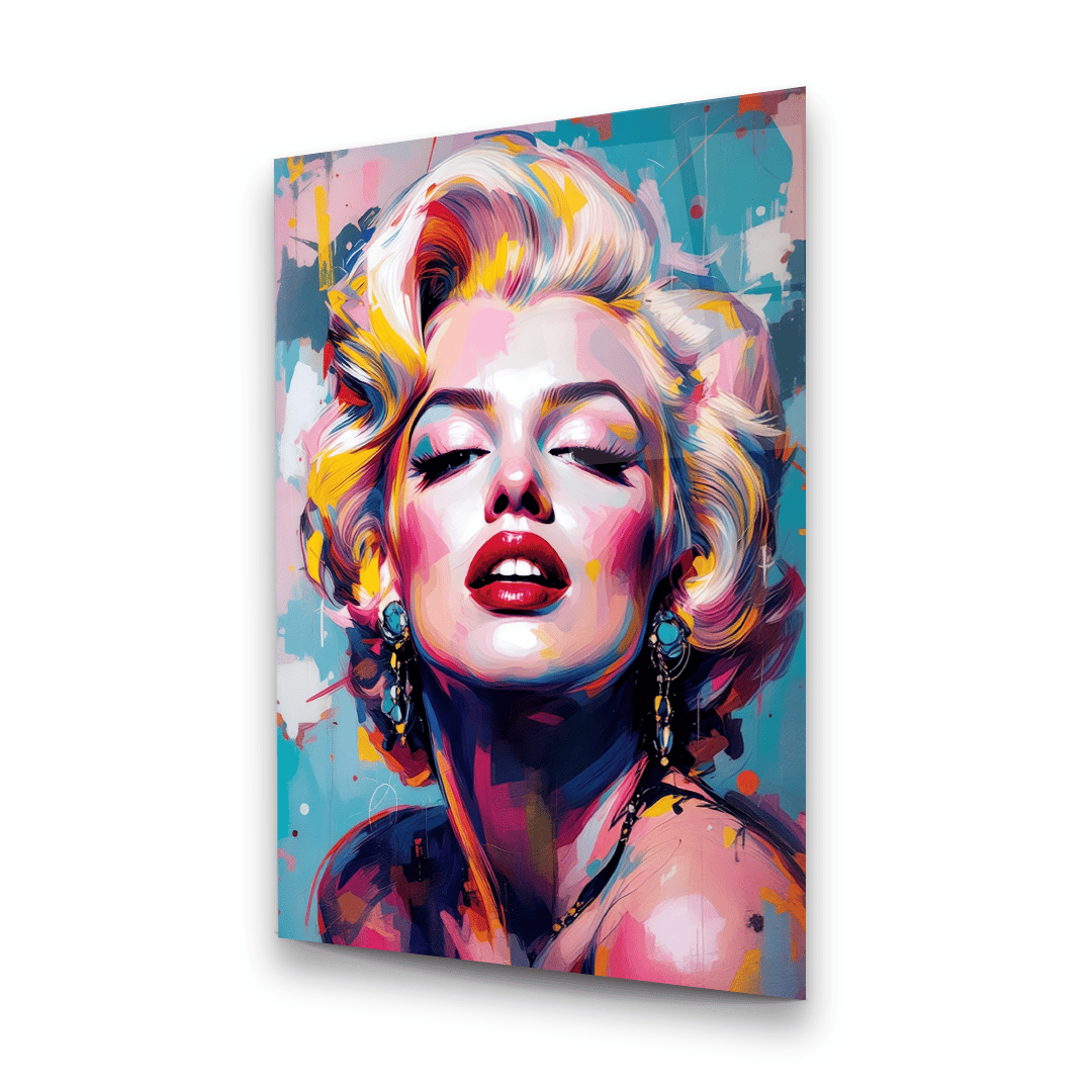 Marilyn Monroe Dikey Cam Tablo