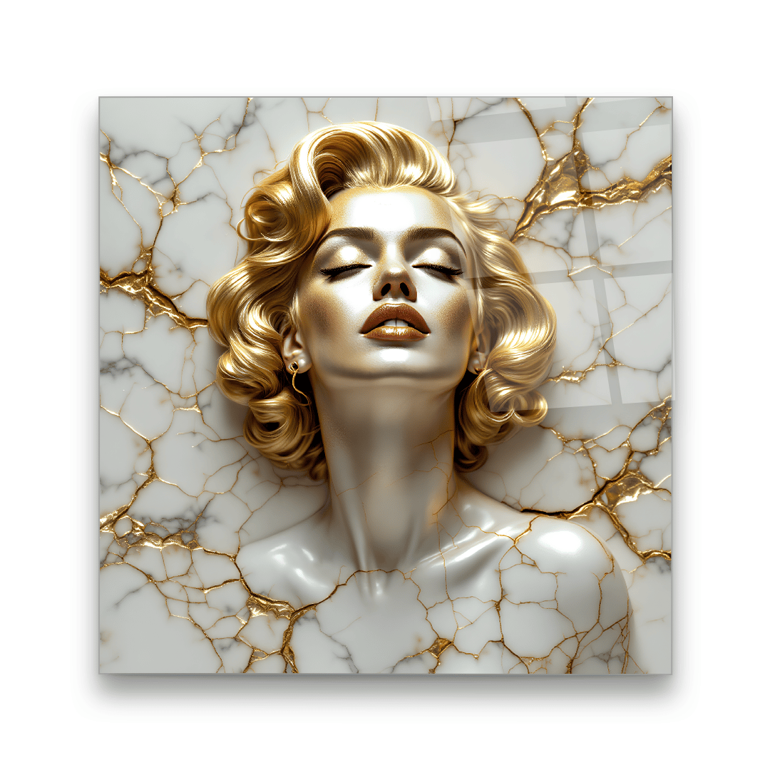Marilyn Monroe Kare Cam Tablo