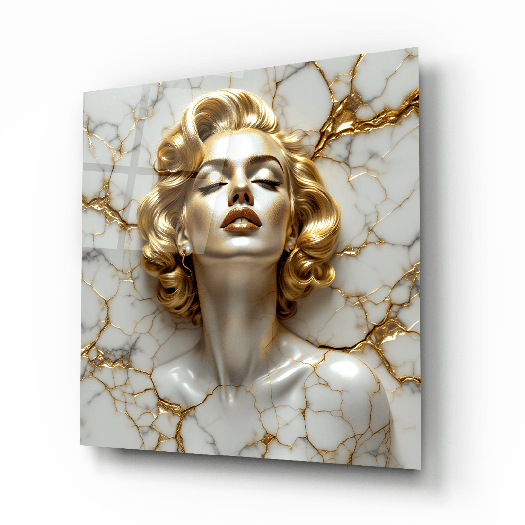 Marilyn Monroe Kare Cam Tablo