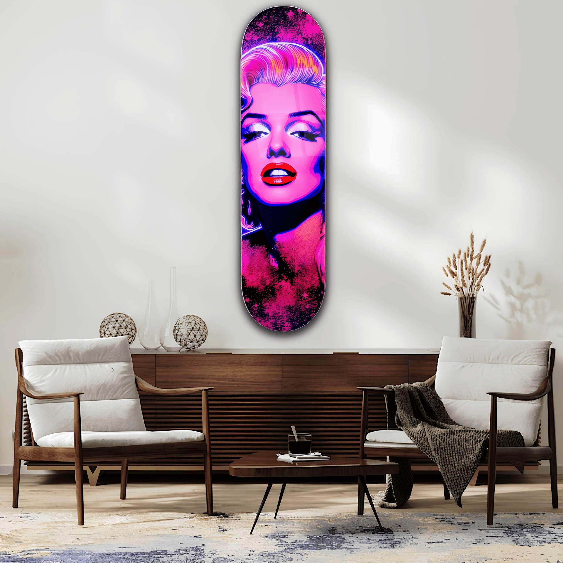 Marilyn Monroe Kaykay Cam Tablo