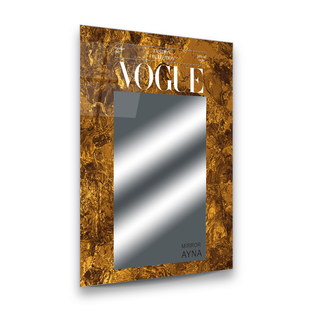 Modern Dekoratif Özel Tasarım Vogue Ayna