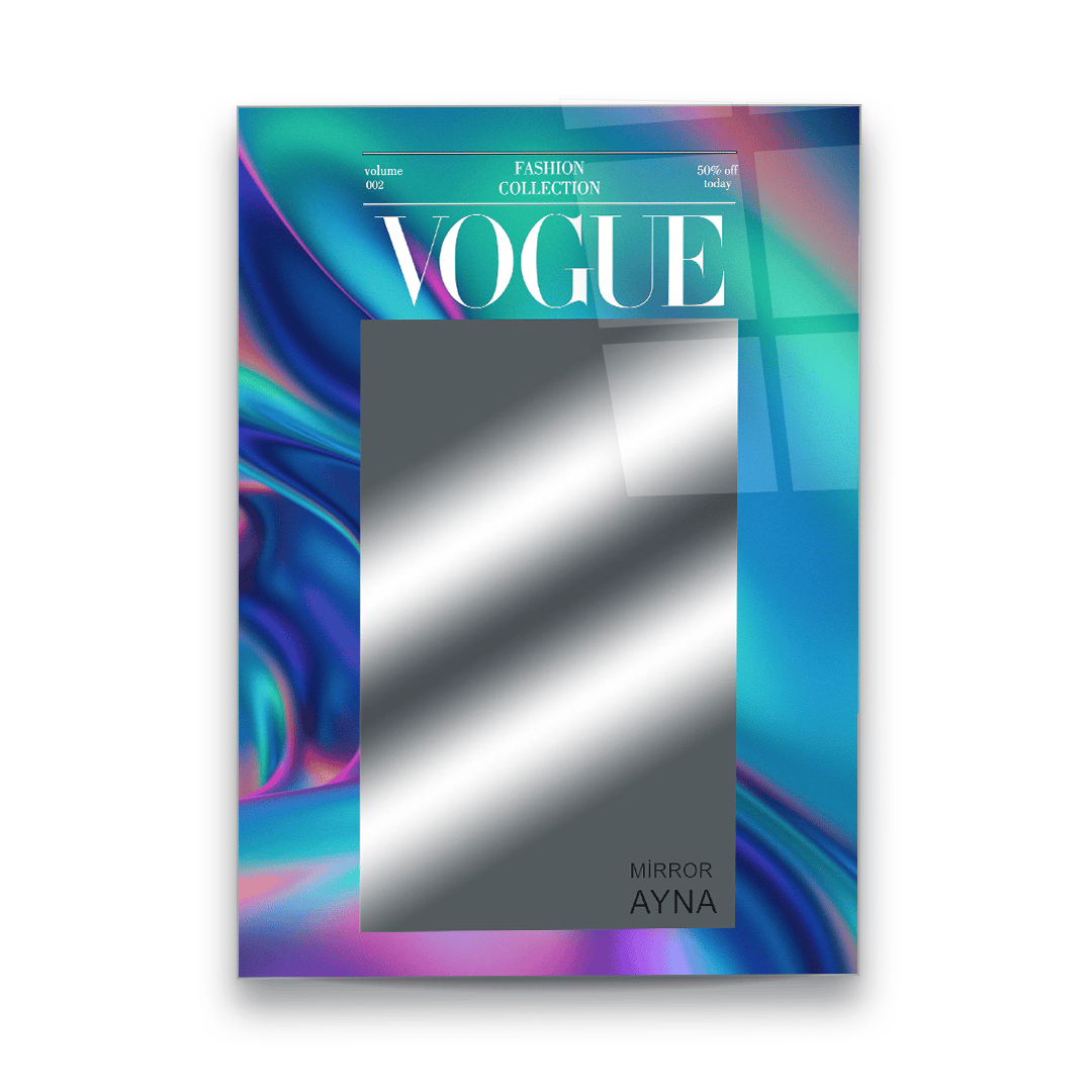 Modern Dekoratif Özel Tasarım Vogue Ayna