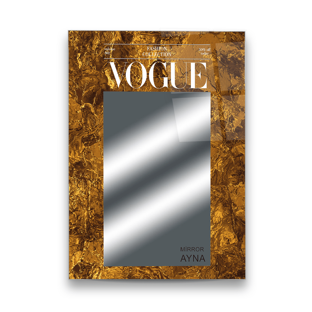 Modern Dekoratif Özel Tasarım Vogue Ayna