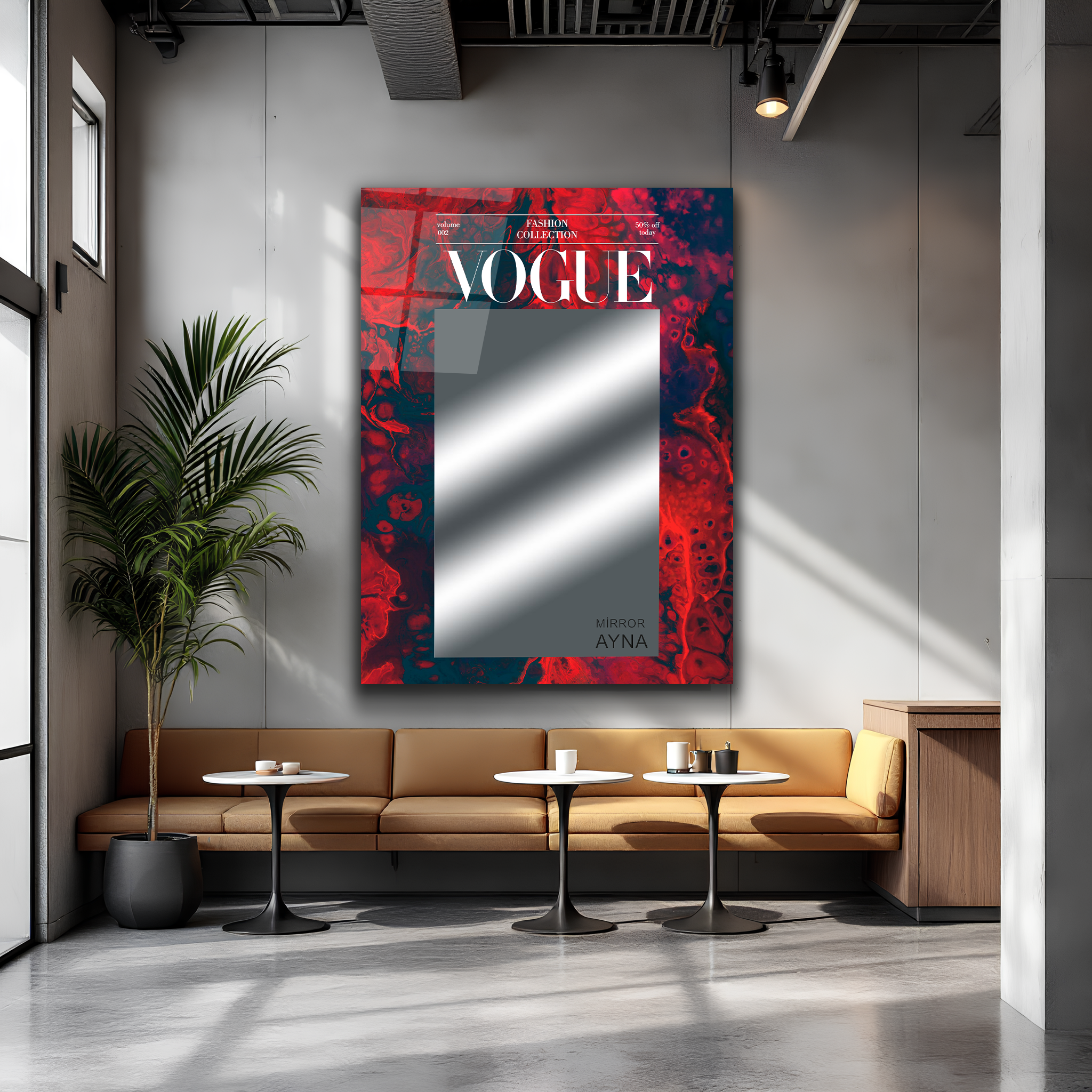 Modern Dekoratif Vogue Ayna