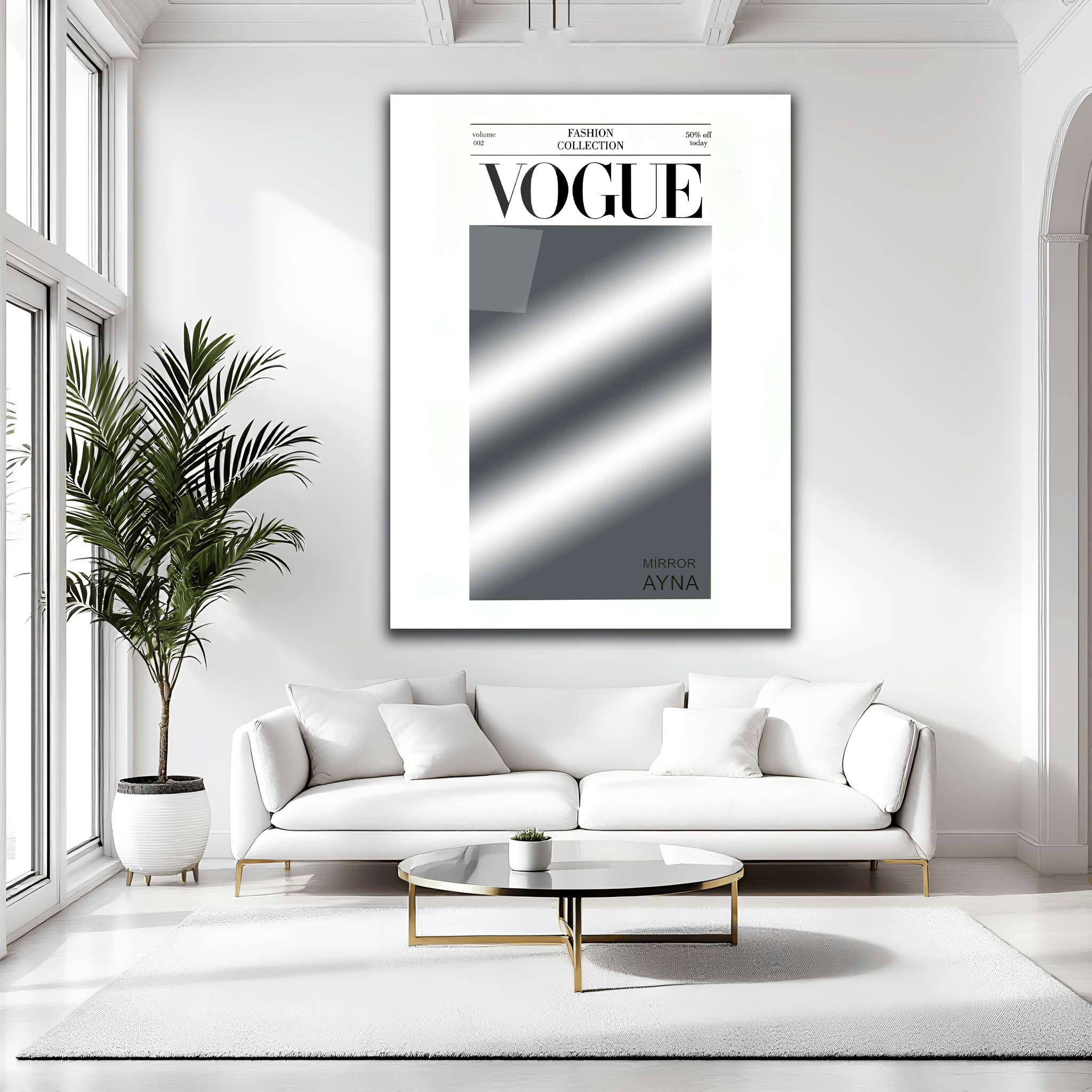 Modern Dekoratif Vogue Ayna
