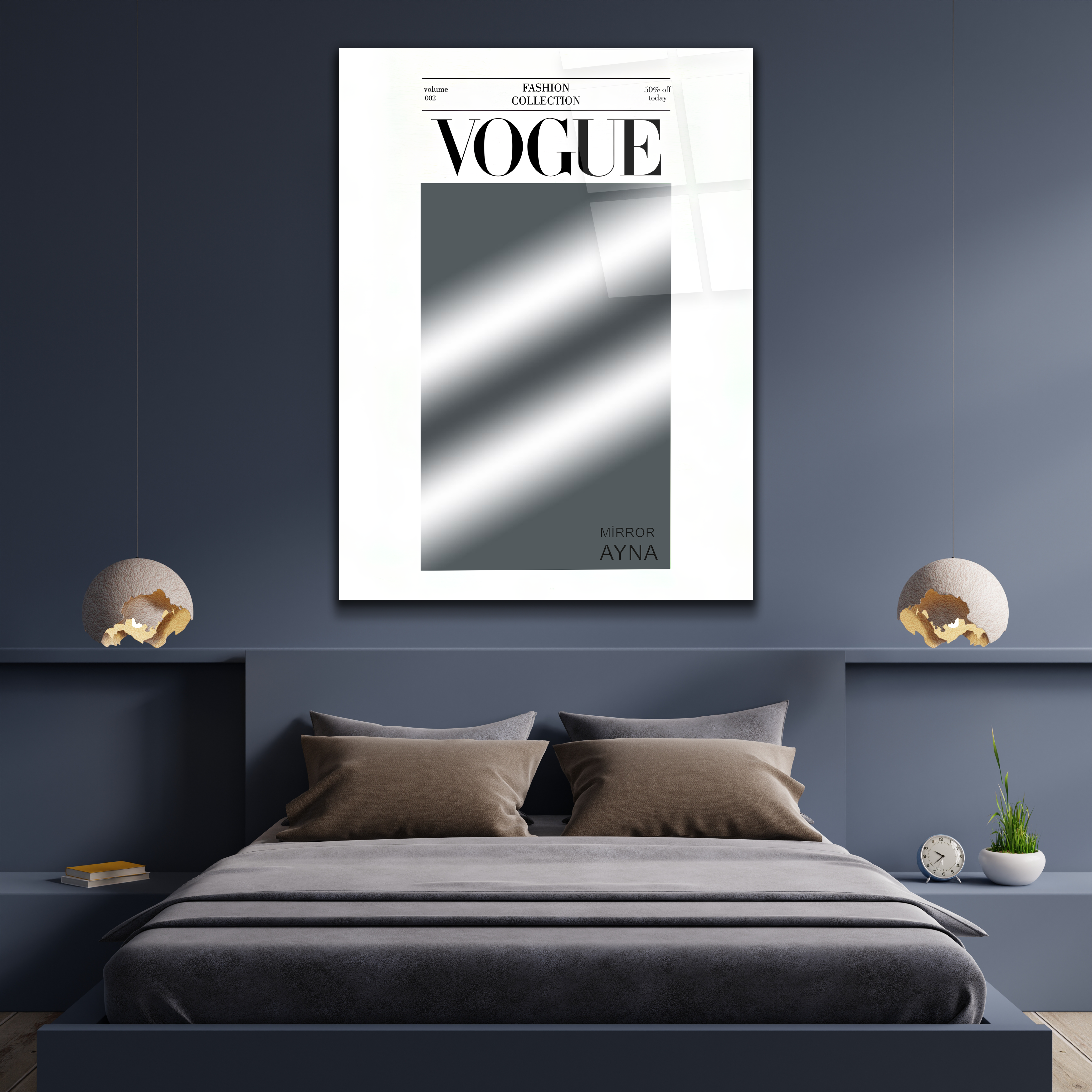 Modern Dekoratif Vogue Ayna