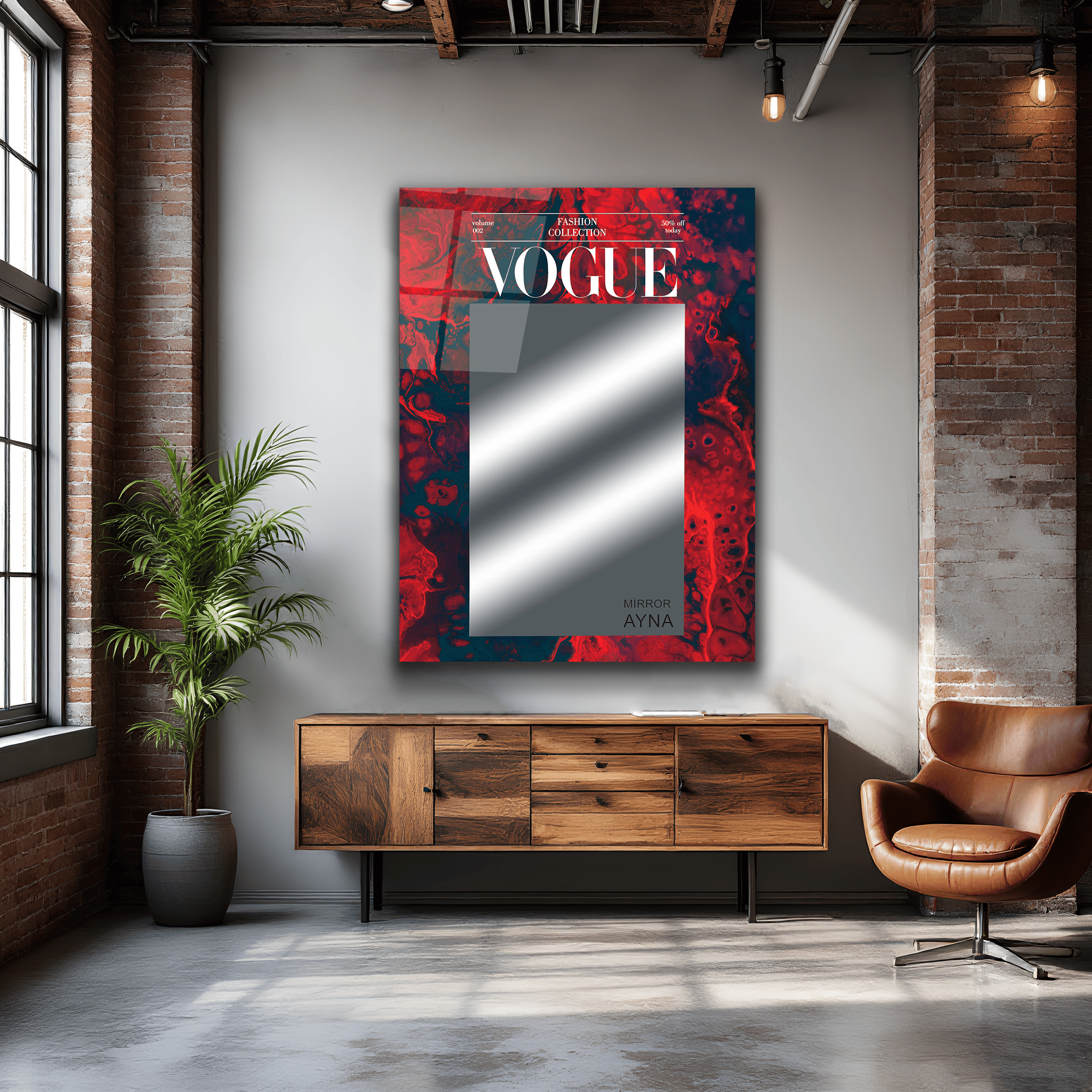 Modern Dekoratif Vogue Ayna