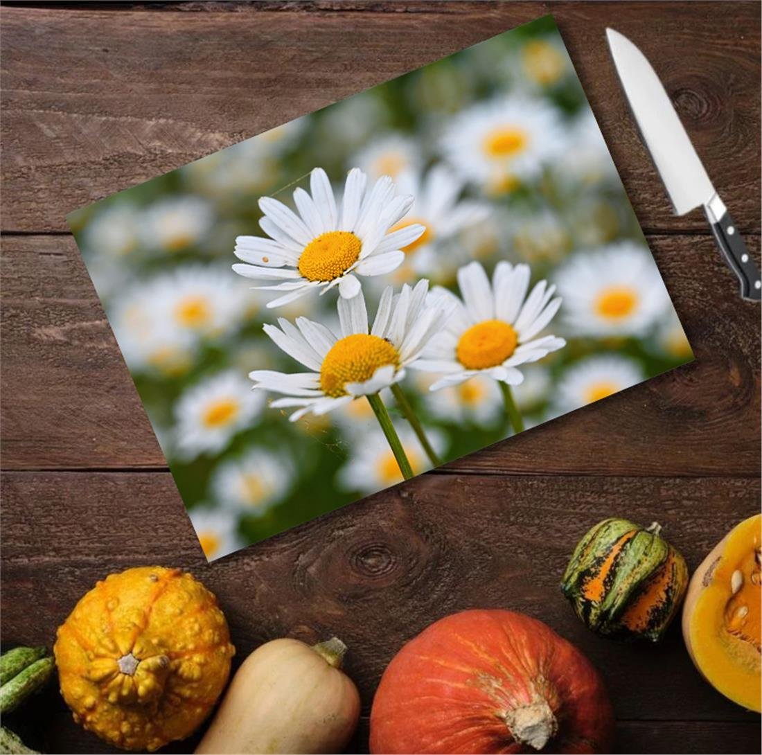 Papatya Cam Kesme Tahtası