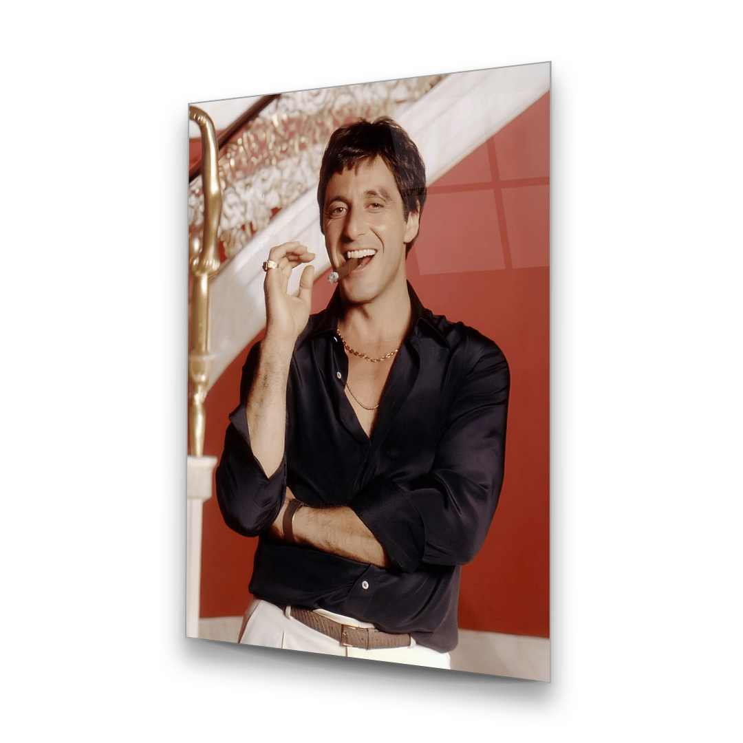 Scarface Tony Montana Dikey Cam Tablo