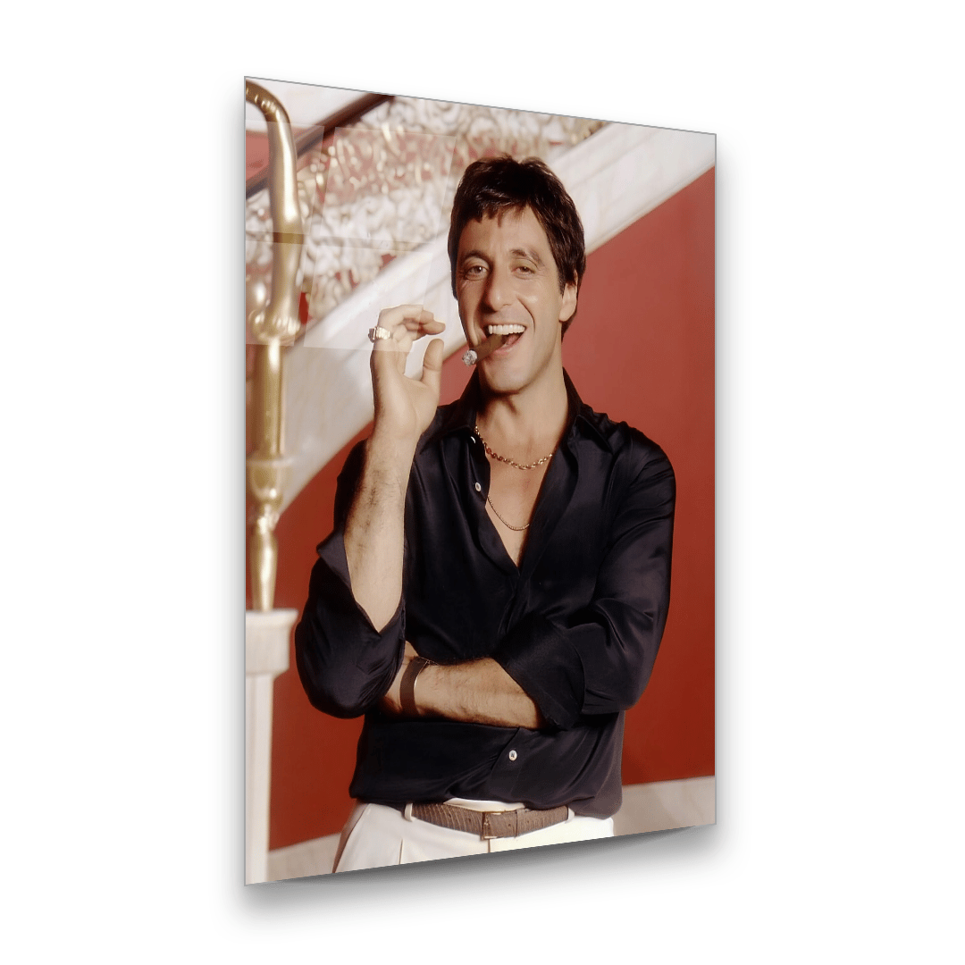 Scarface Tony Montana Dikey Cam Tablo