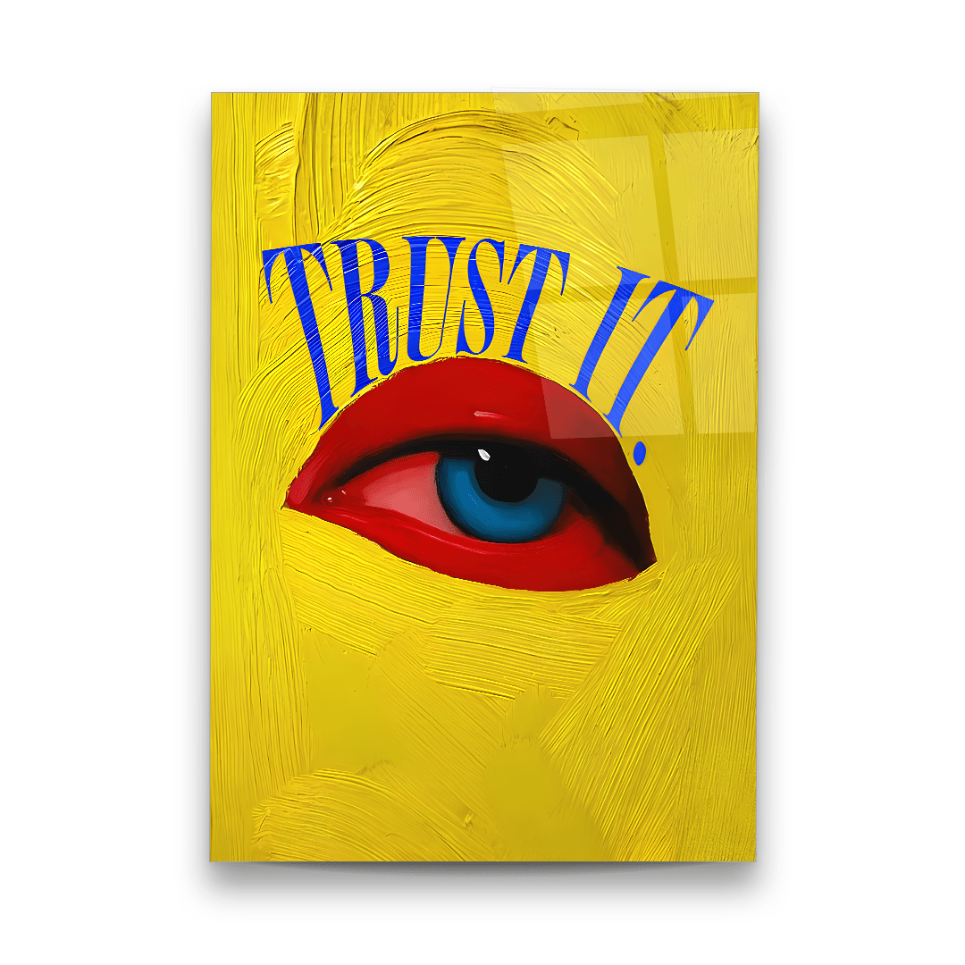 Trust It Dikey Cam Tablo