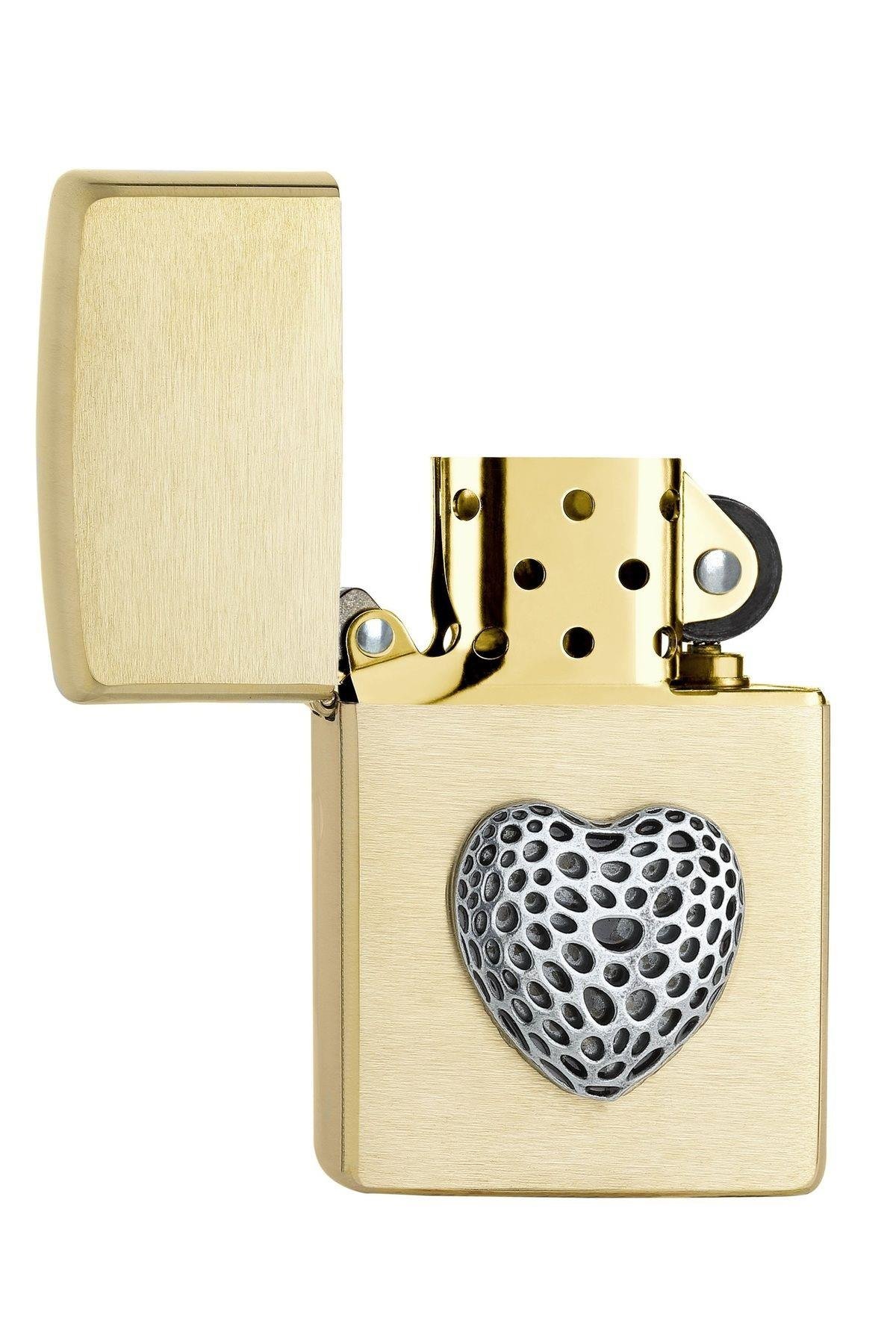 Zippo Heart Emblem Design Çakmak ÇakmaklarZippo