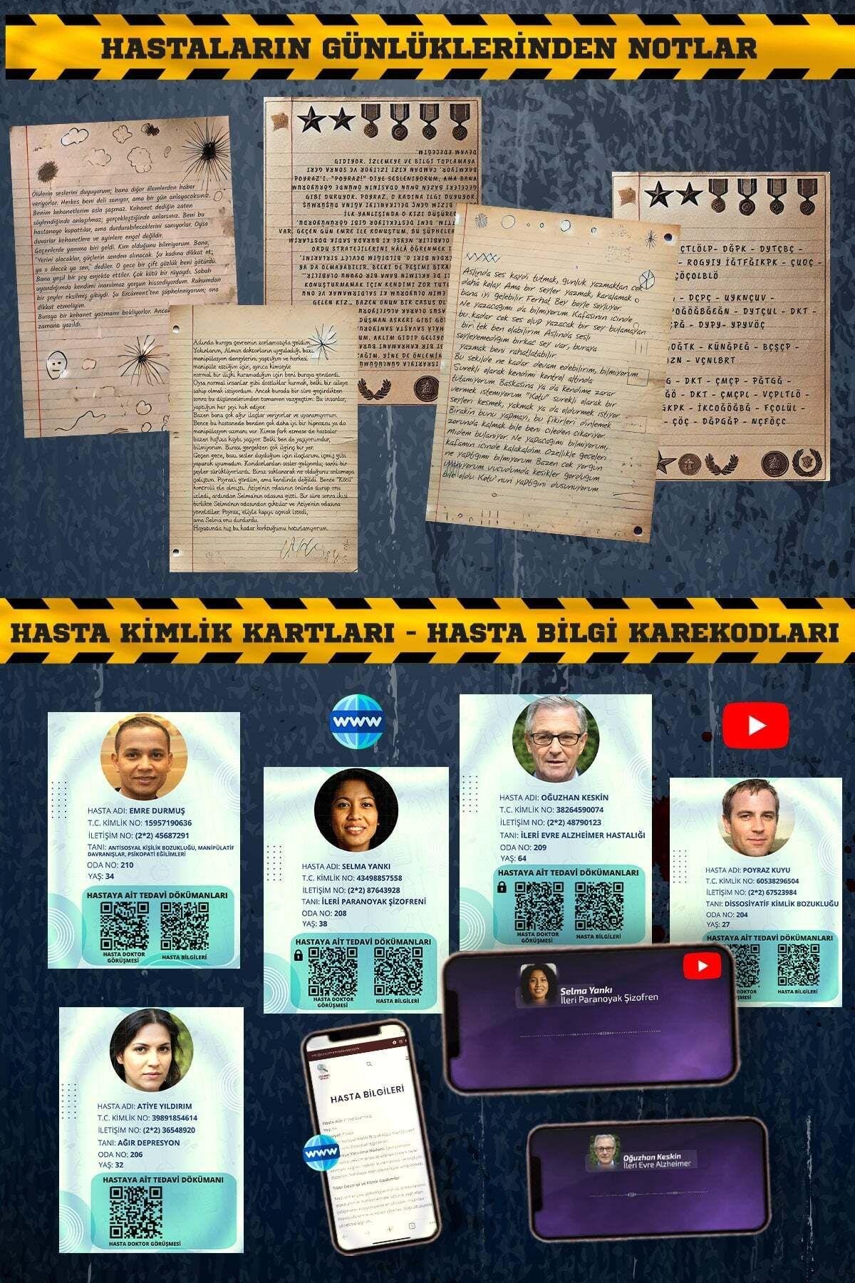 Akıl Hastanesi Dedektiflik Oyunu, Cinayet Çözme ve Katili Bulma Oyunu, Suçluyu Bulma- Dedektif Oyunu