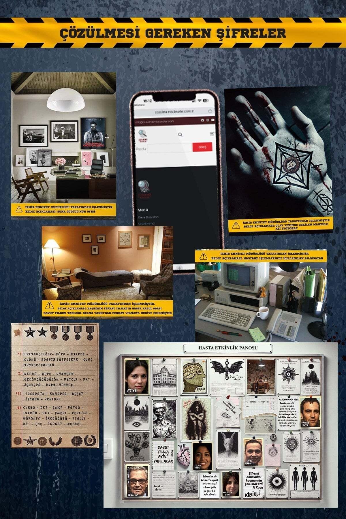 Akıl Hastanesi Dedektiflik Oyunu, Cinayet Çözme ve Katili Bulma Oyunu, Suçluyu Bulma- Dedektif Oyunu