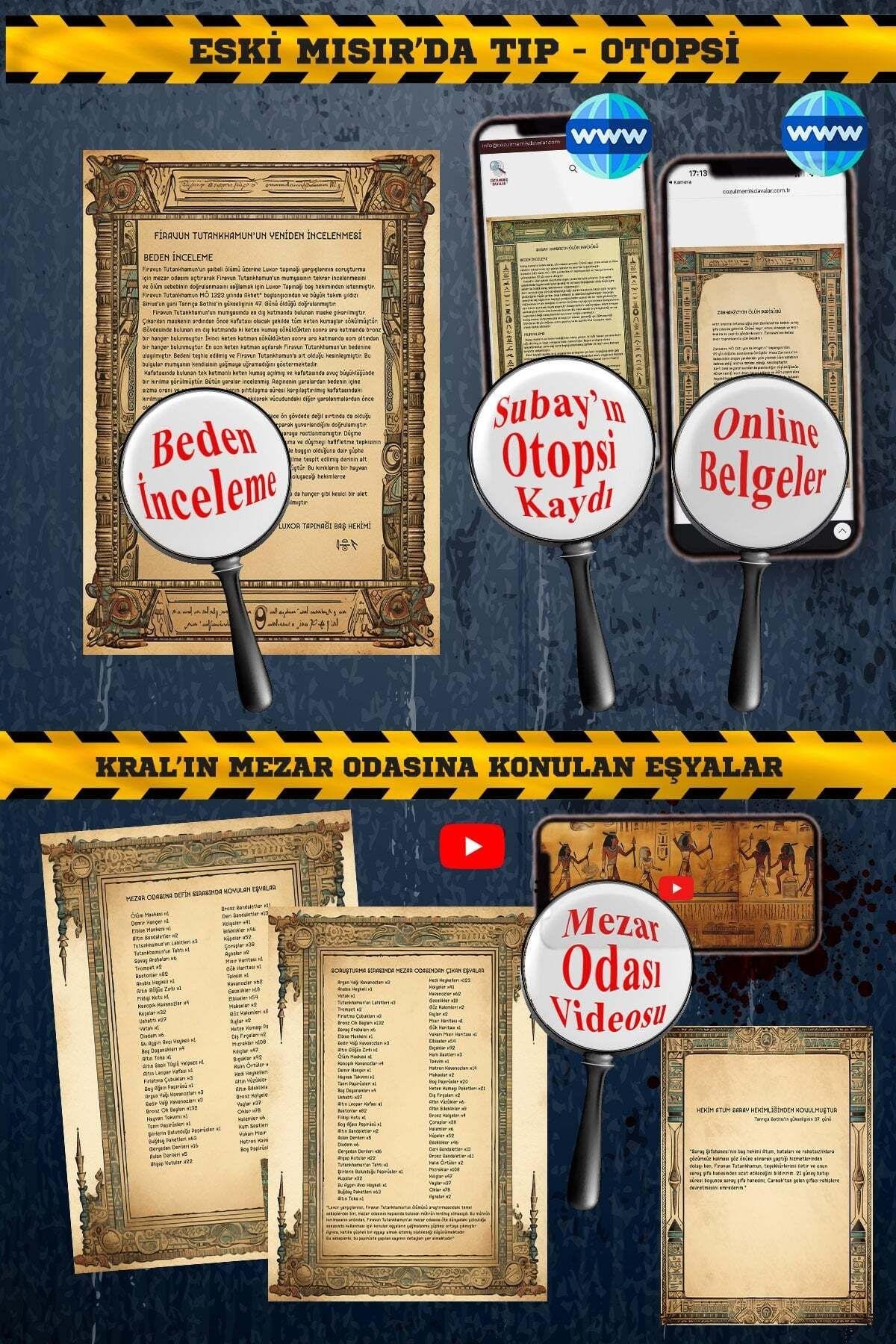 Dedektif Oyunu Firavun Suikast Cinayet Çözme Oyunu Katili Bulma Oyunu Dedektiflik Oyunu Dava Dosyası