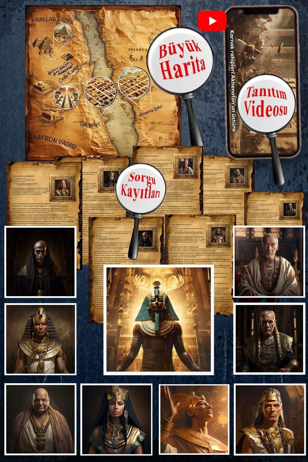 Dedektif Oyunu Firavun Suikast Cinayet Çözme Oyunu Katili Bulma Oyunu Dedektiflik Oyunu Dava Dosyası